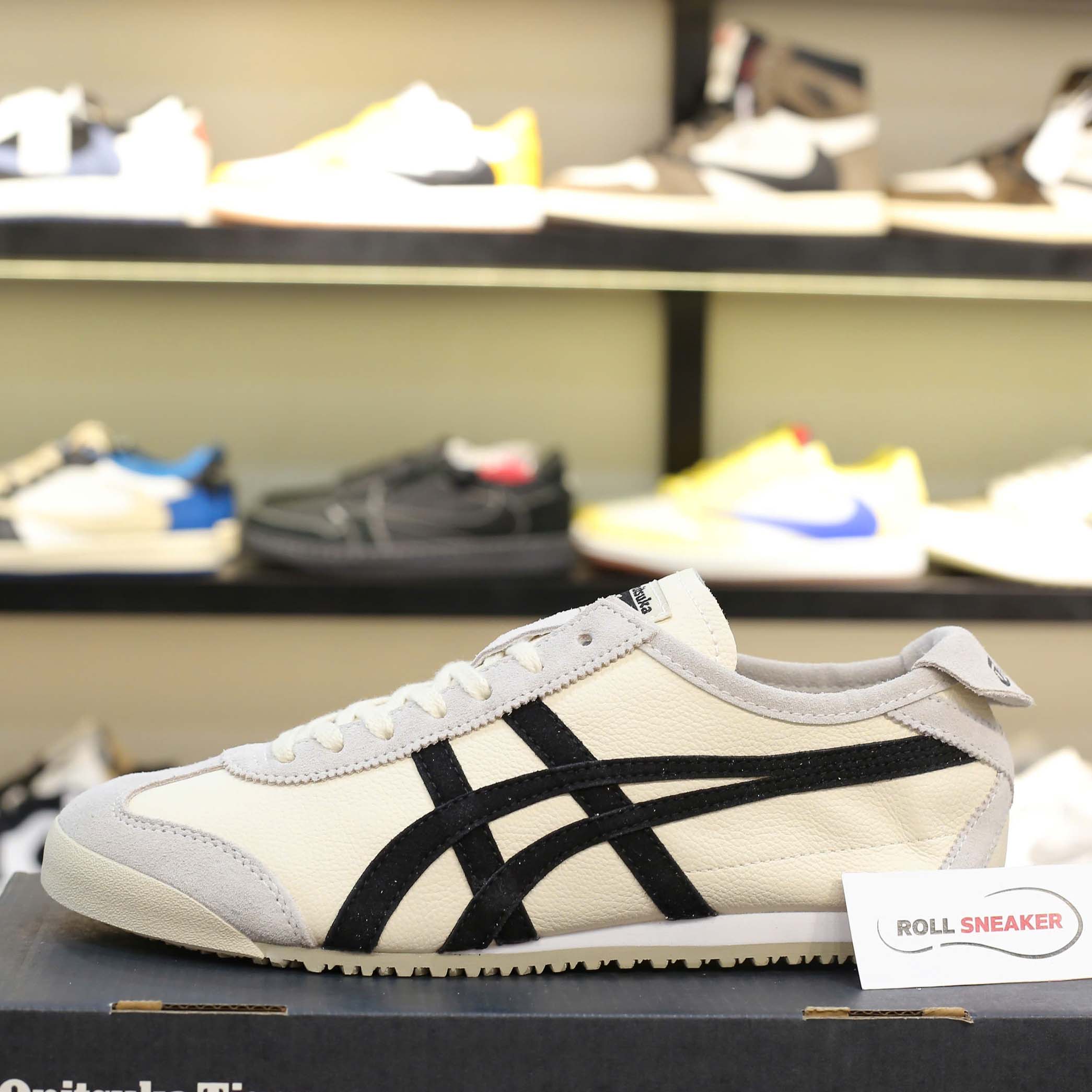 Giày Onitsuka Tiger Mexico 66 Vin White Black Like Auth