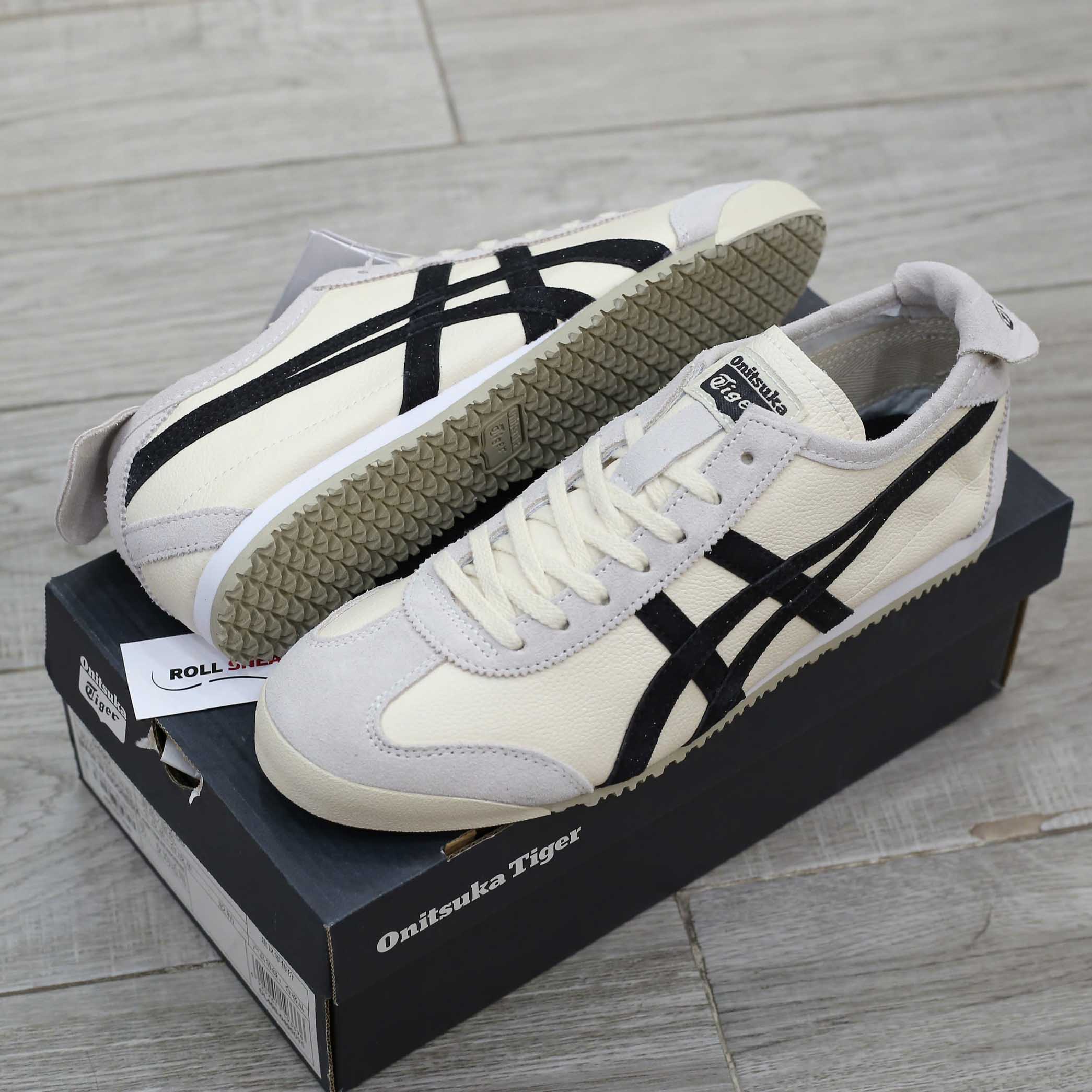 Giày Onitsuka Tiger Mexico 66 Vin White Black Like Auth