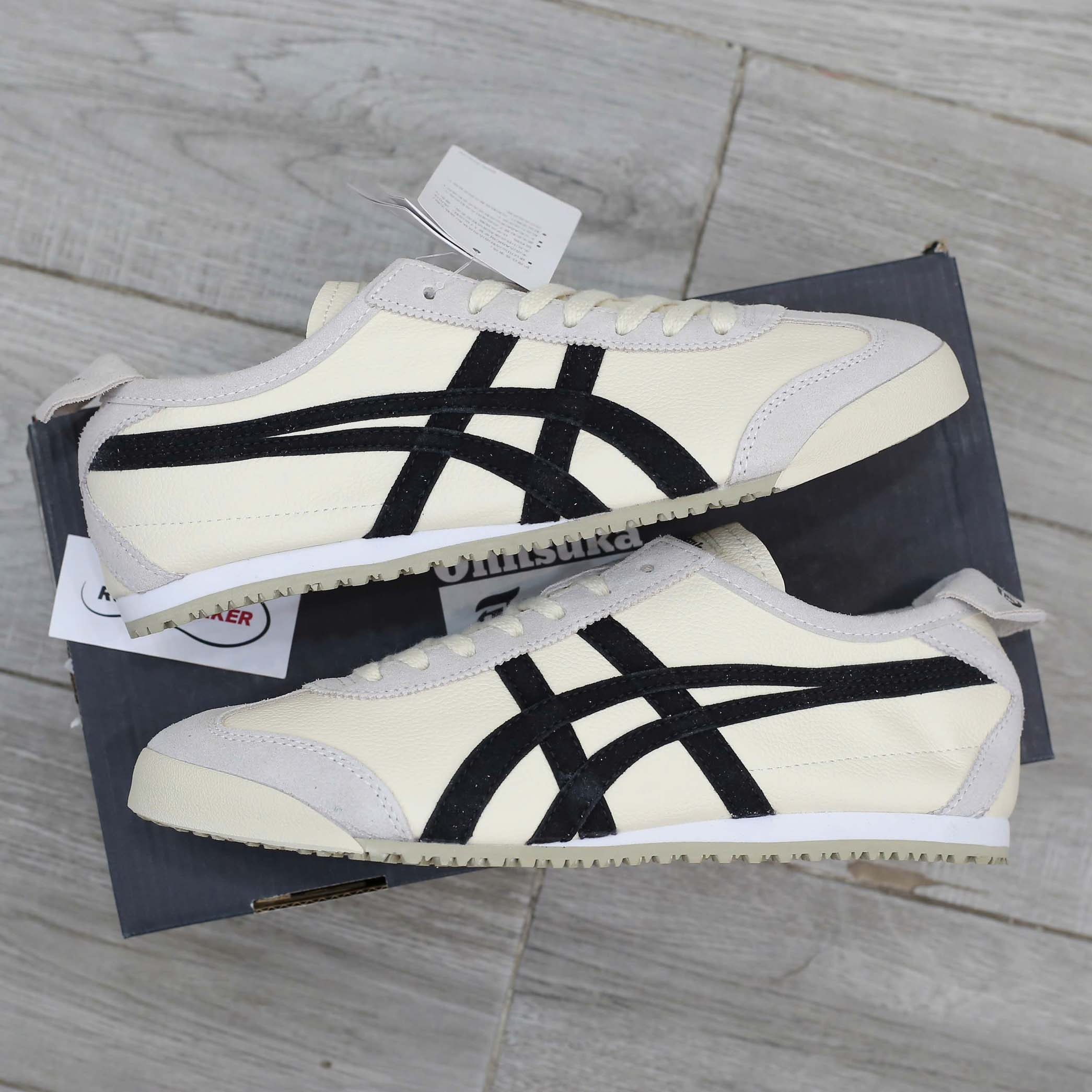 Giày Onitsuka Tiger Mexico 66 Vin White Black Like Auth