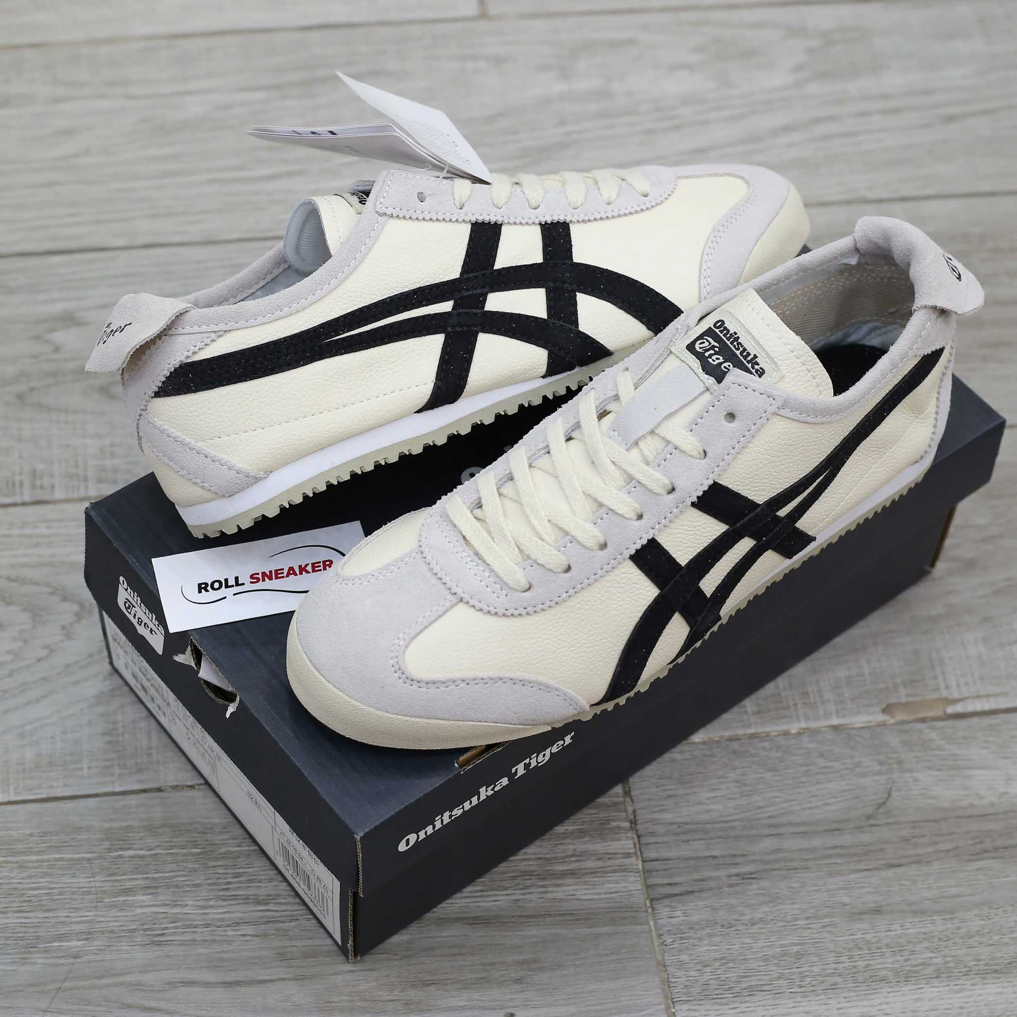 Giày Onitsuka Tiger Mexico 66 Vin White Black Like Auth