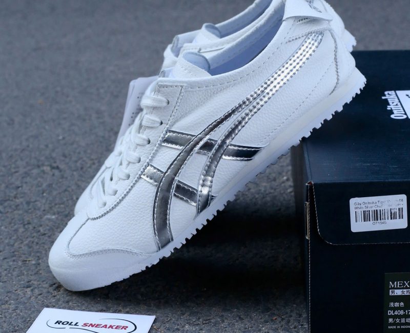 Giày Onitsuka Tiger Mexico 66 White Silver