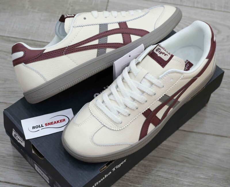 Giày Onitsuka Tiger Tokuten White Burgundy Grey Like Auth