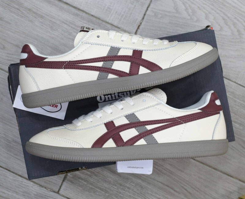 Giày Onitsuka Tiger Tokuten White Burgundy Grey Like Auth