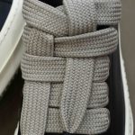 Giày Rick Owens Jumbo Lace Low Sneakers Leather Black Best Quality