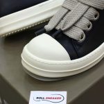 Giày Rick Owens Jumbo Lace Low Sneakers Leather Black Best Quality