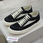 Giày Rick Owens Vintage ‘Black Milk White’ Canvas Like Auth