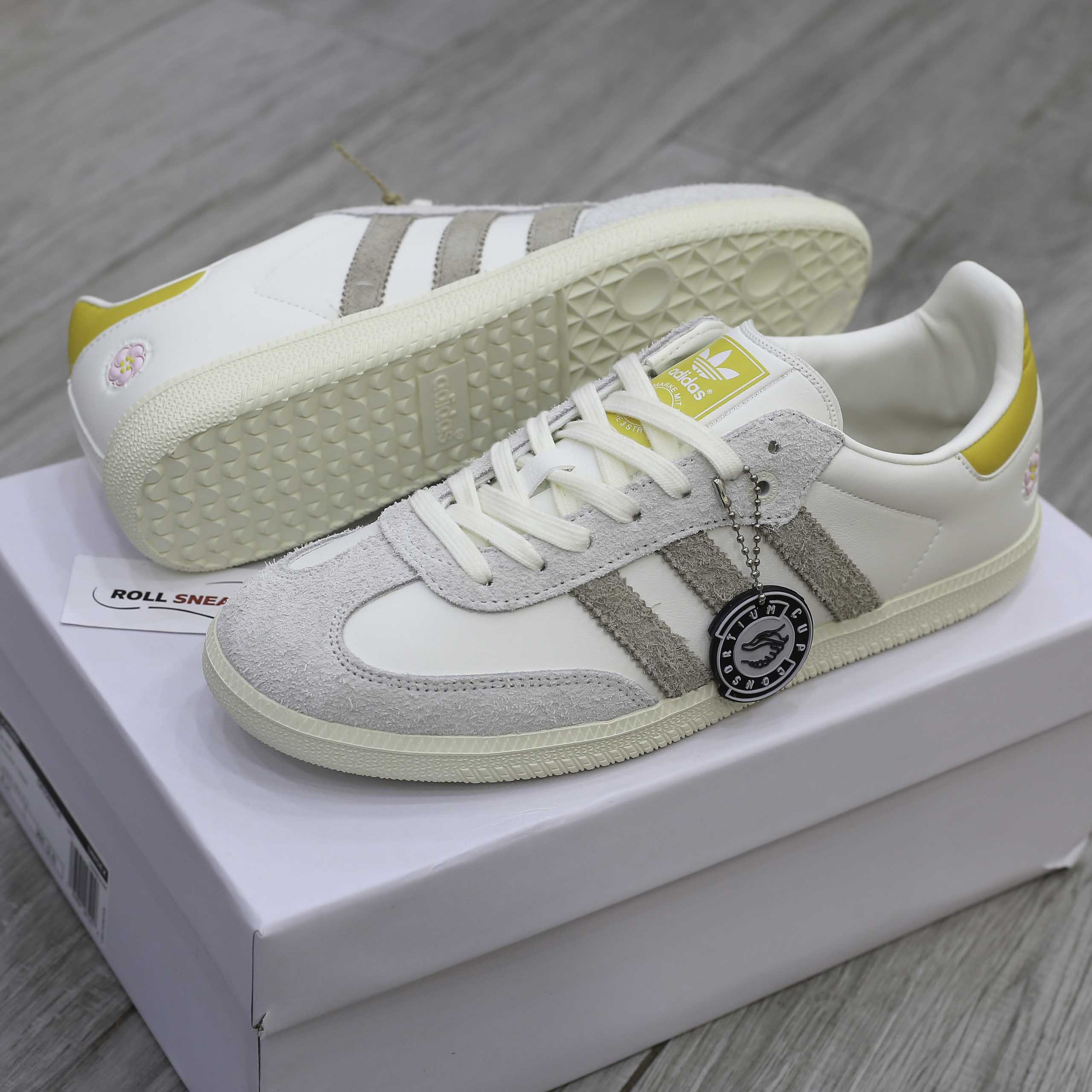 Giày Adidas x Kasina Samba Consortium Cup ‘Off White’ like Auth