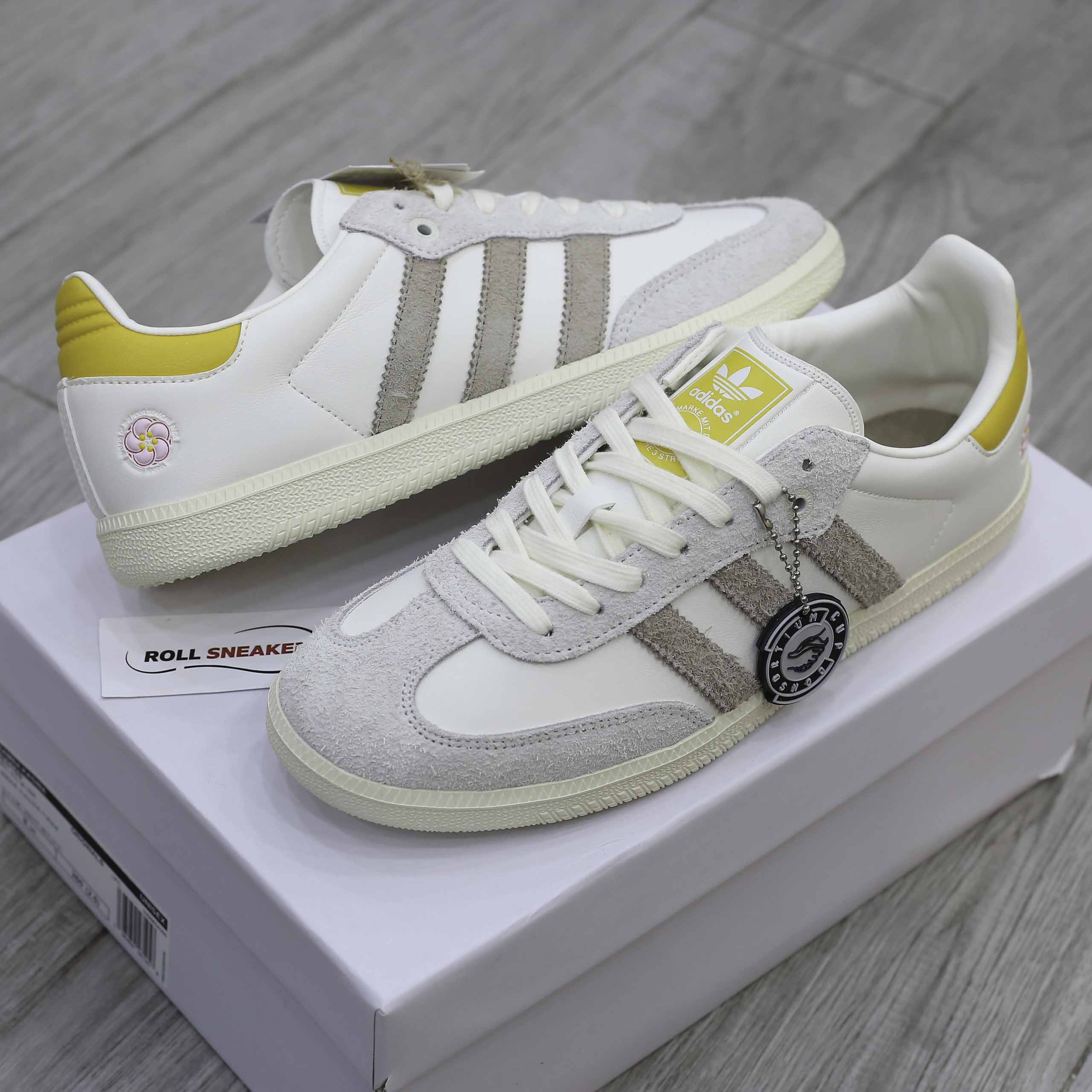 Giày Adidas x Kasina Samba Consortium Cup ‘Off White’ like Auth
