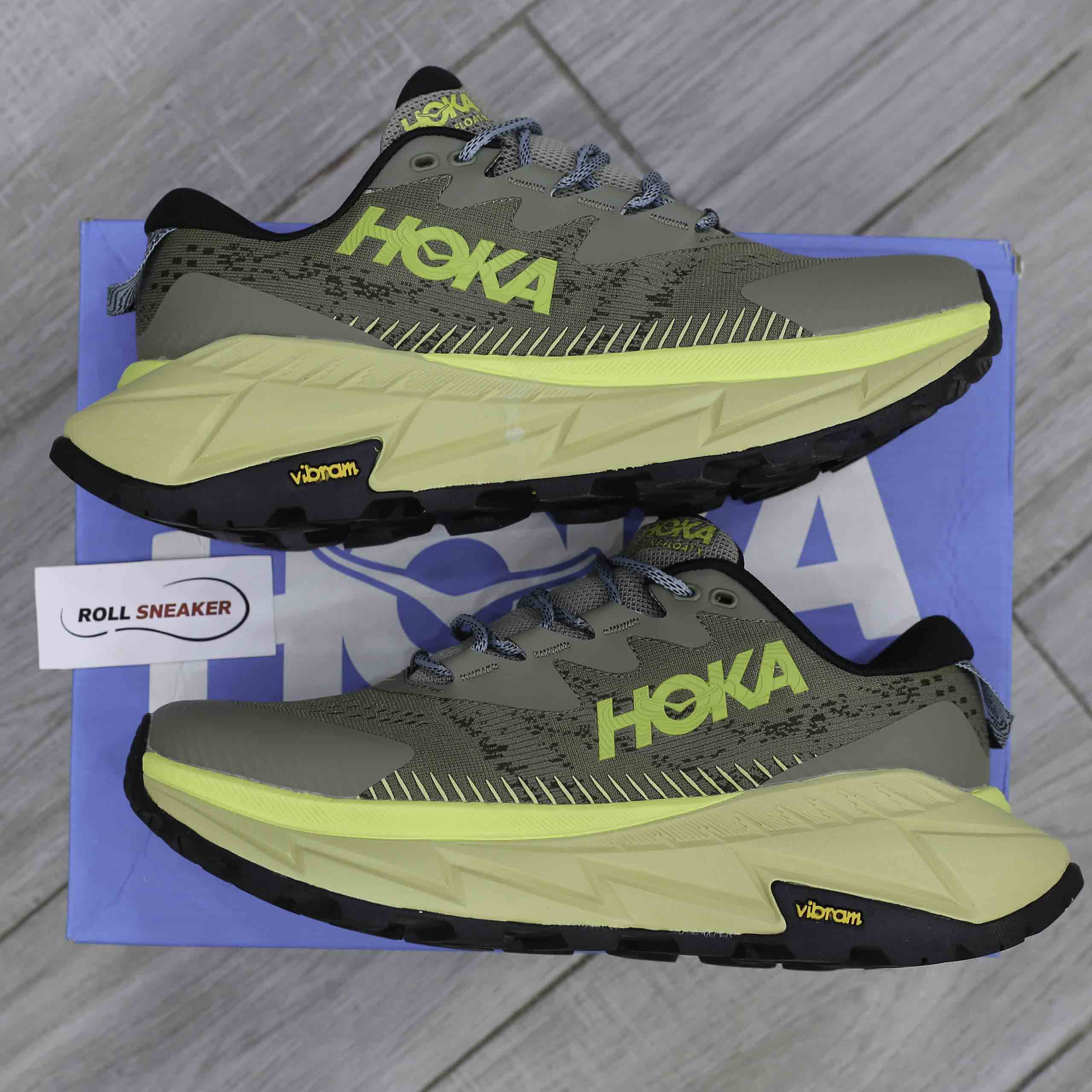 Giầy Hoka Skyline Float - Olive like Auth