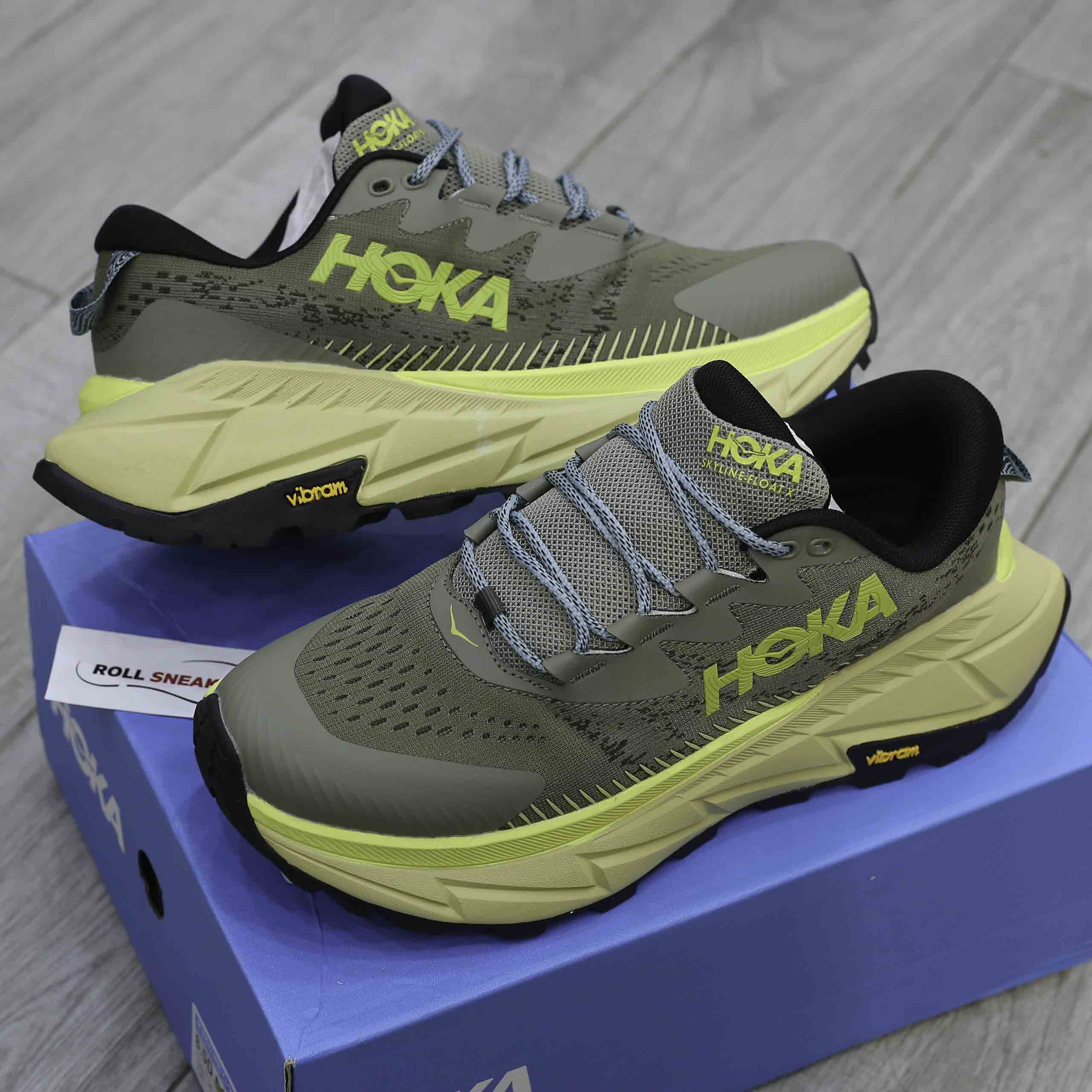 Giầy Hoka Skyline Float - Olive like Auth