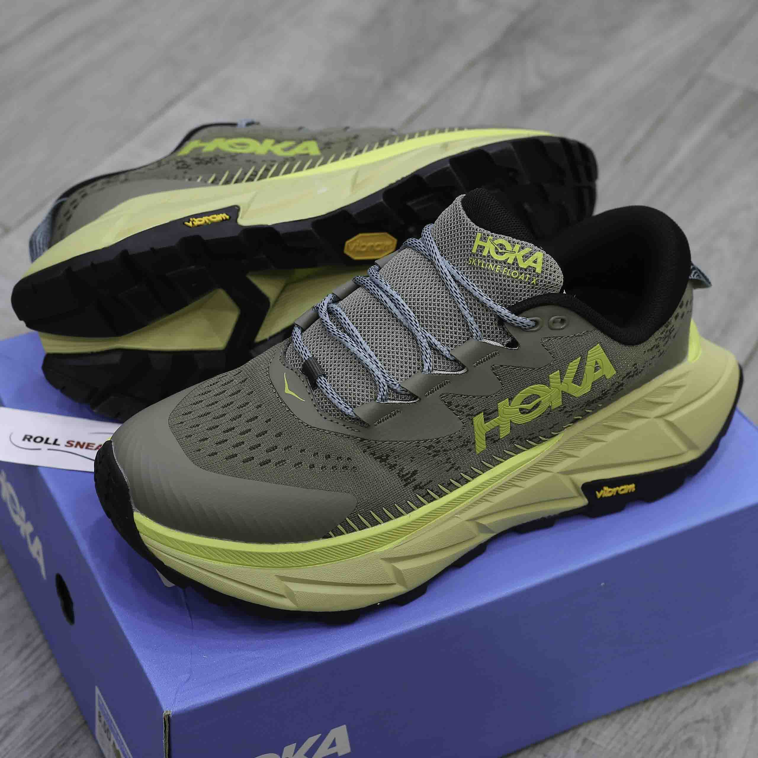 Giầy Hoka Skyline Float - Olive like Auth