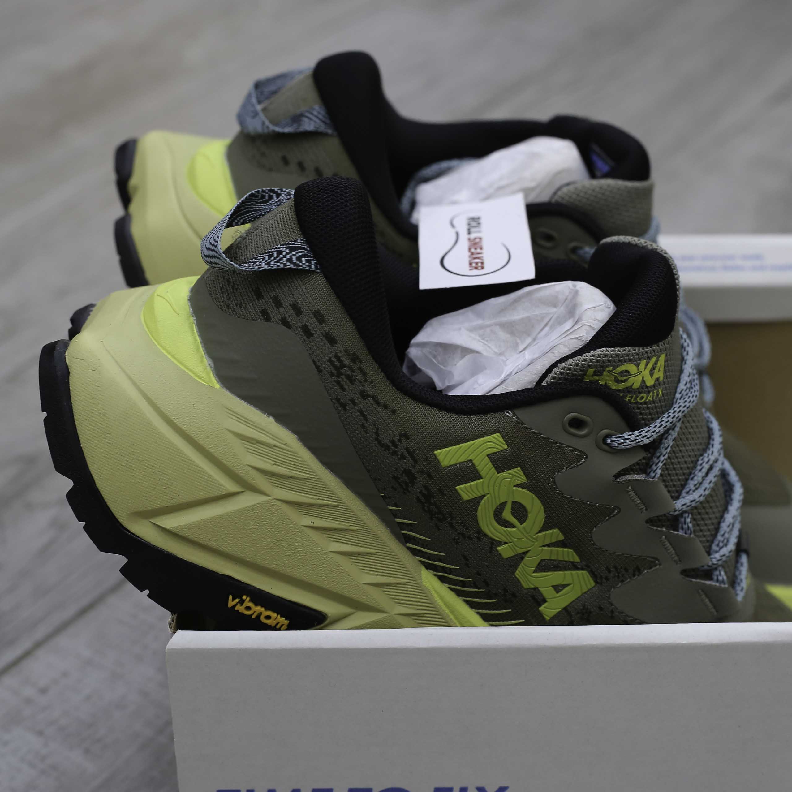 Giầy Hoka Skyline Float - Olive like Auth