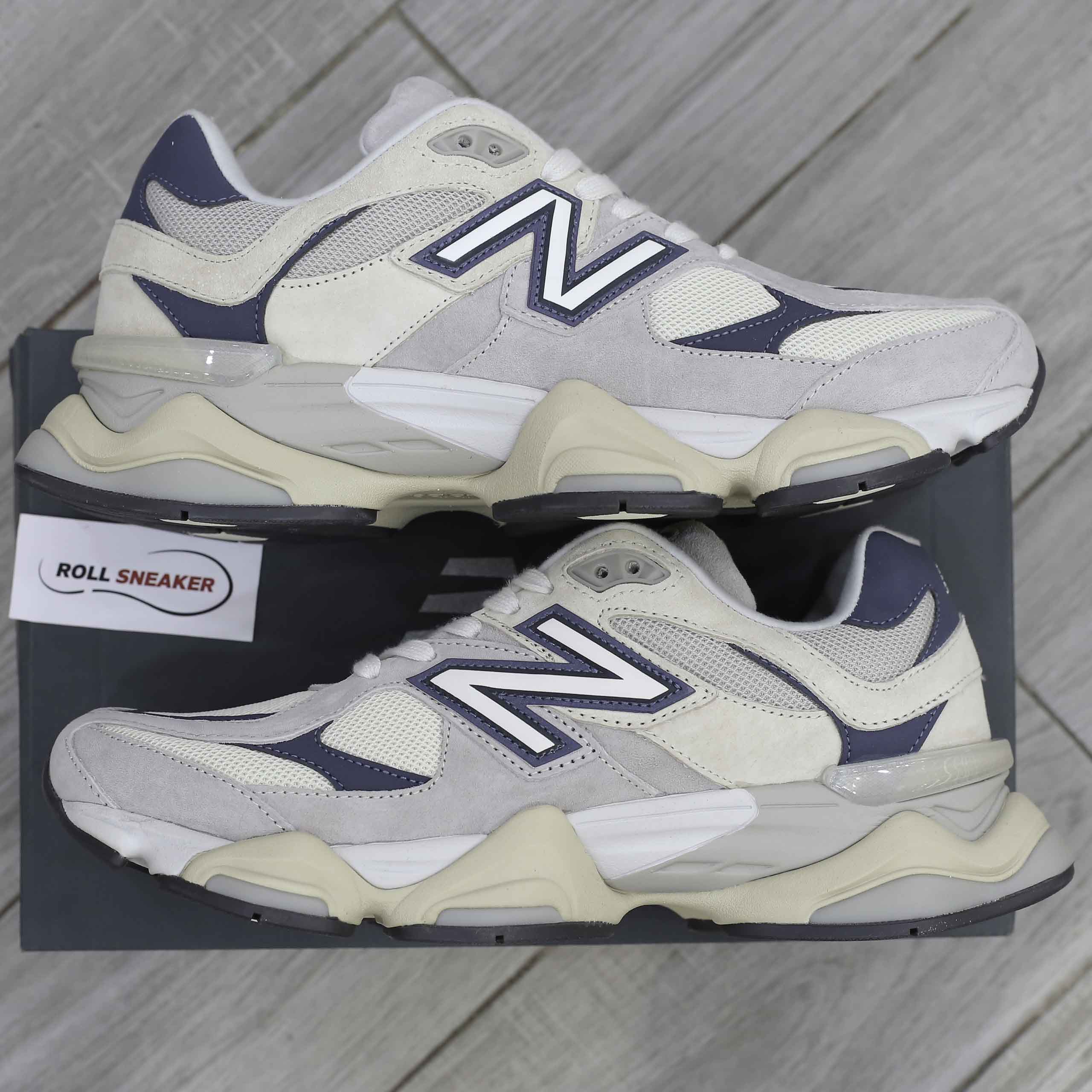 Giày New Balance 9060 - Grey Beige Like Auth