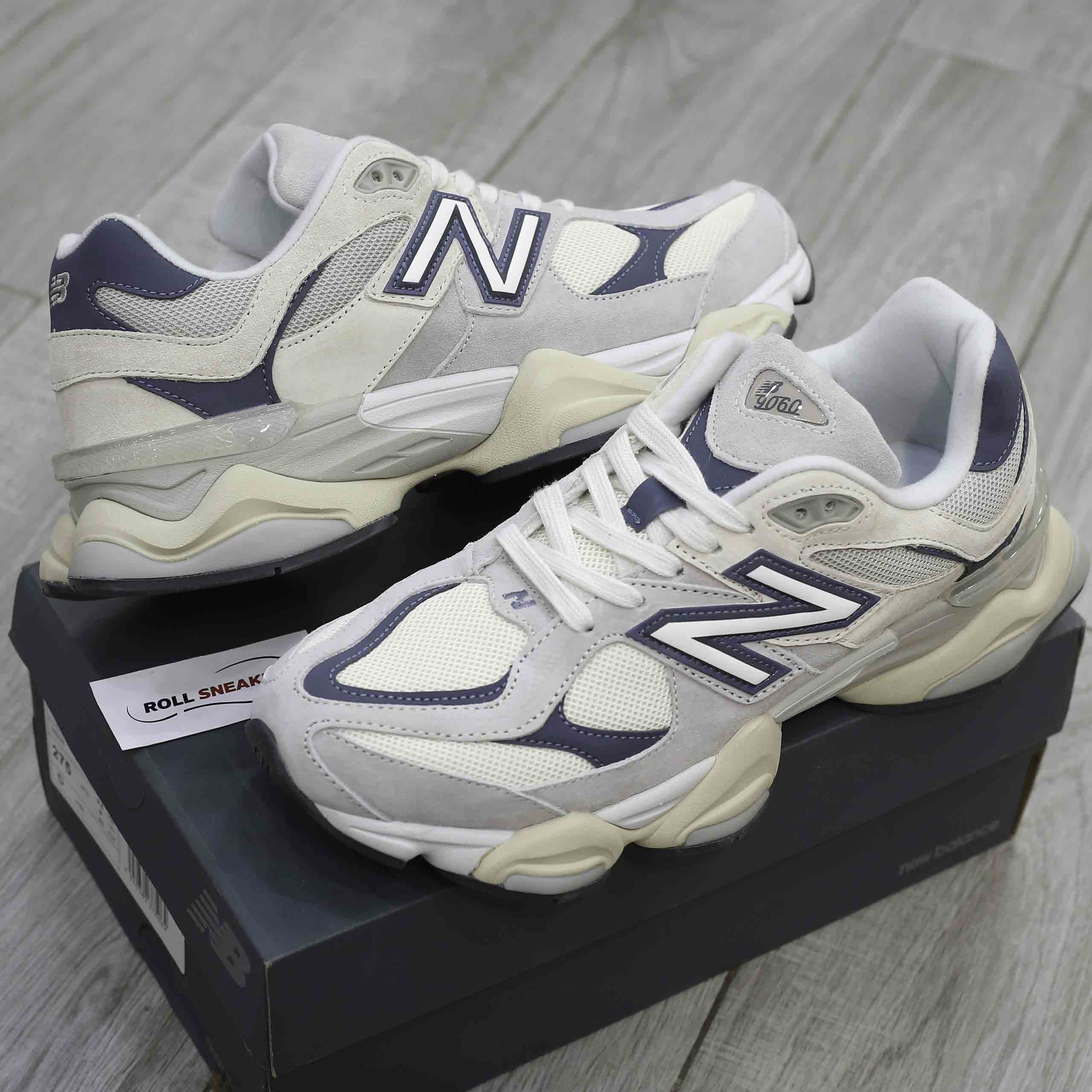 Giày New Balance 9060 - Grey Beige Like Auth