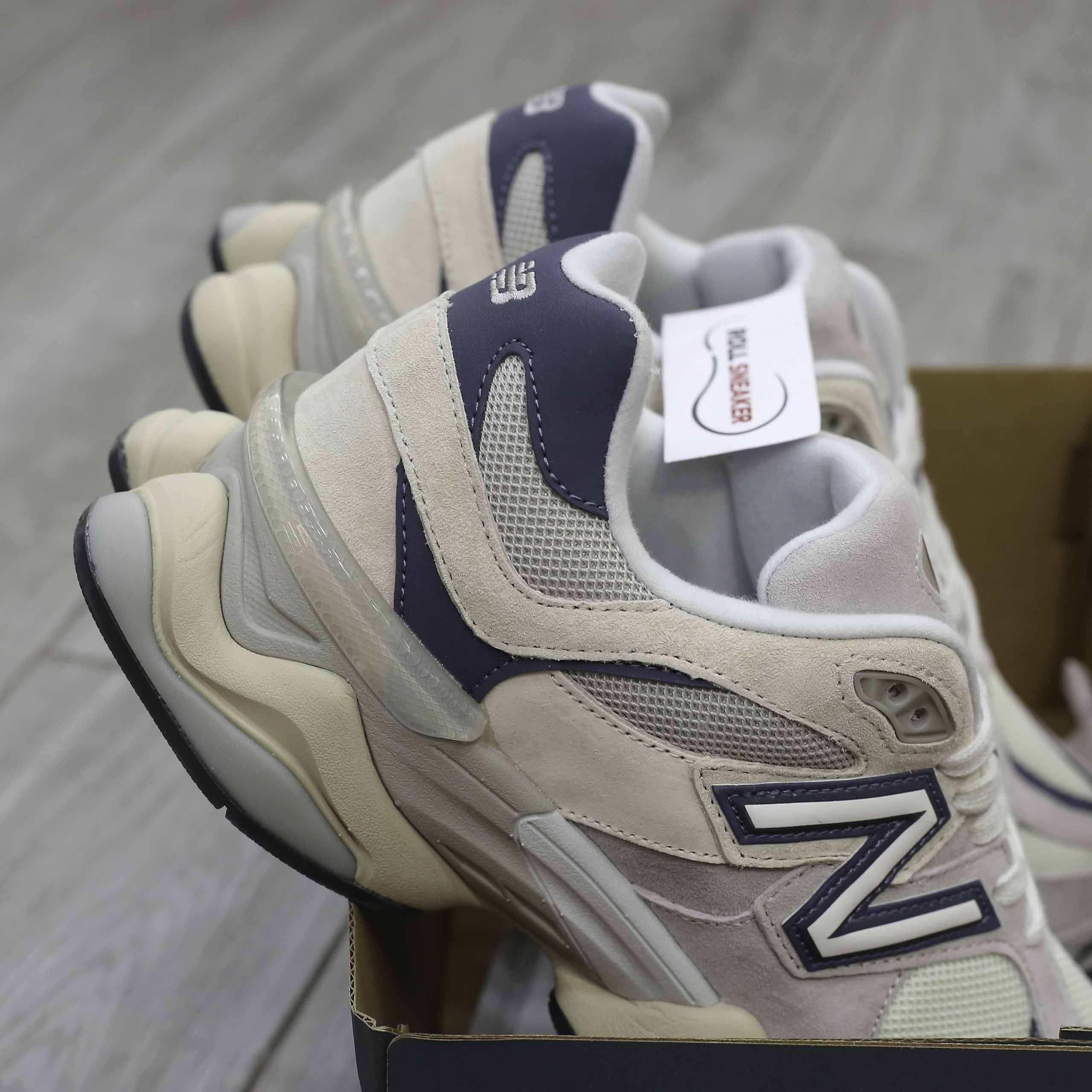 Giày New Balance 9060 - Grey Beige Like Auth
