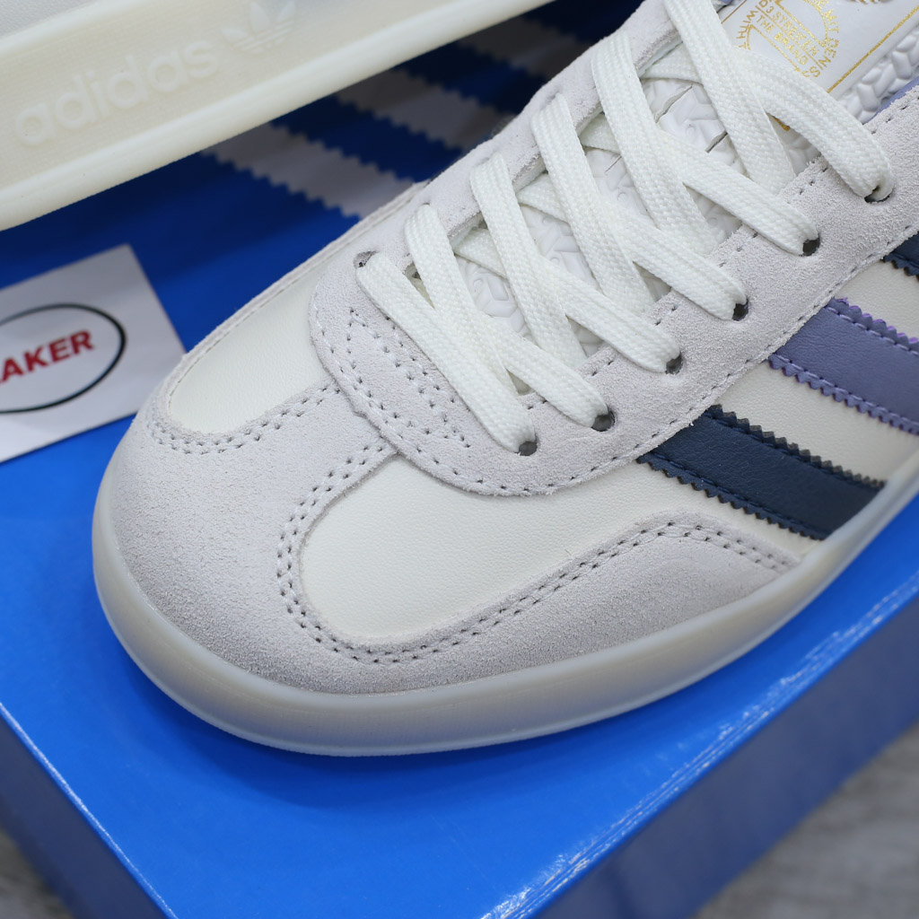 Giày Adidas Originals Gazelle Indoor White Navy Like Auth