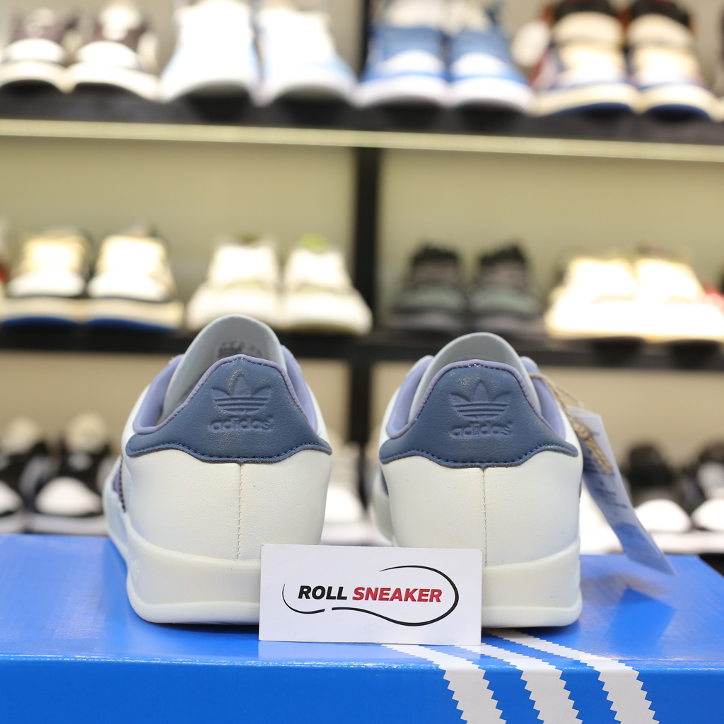 Giày Adidas Originals Gazelle Indoor White Navy Like Auth