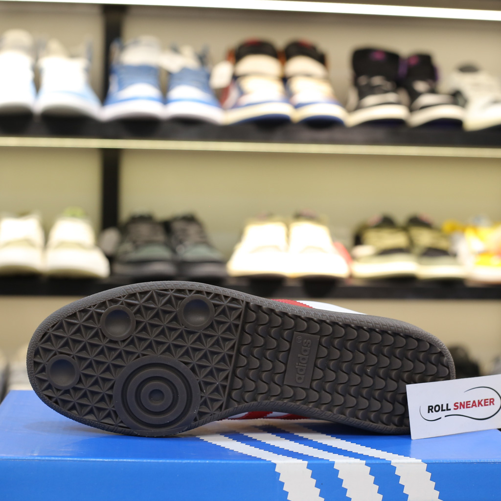 Giày Adidas Samba x Club Atlético River Plate White Red Like Auth