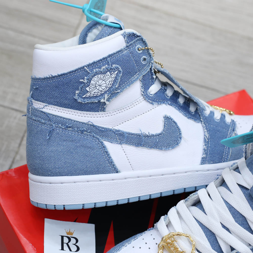 Giày Air Jordan 1 Retro High OG Denim (Women’s) Real