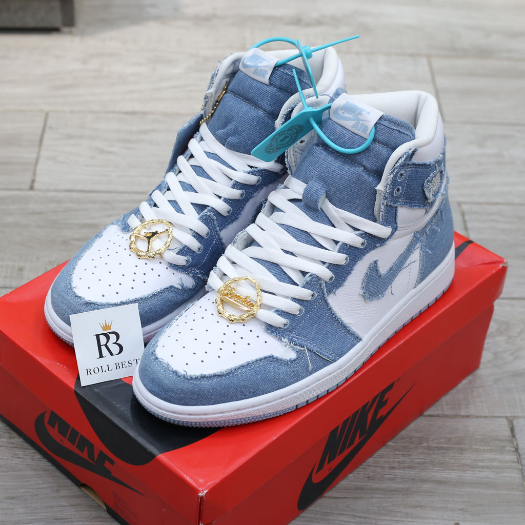 Giày Air Jordan 1 Retro High OG Denim (Women’s) Real