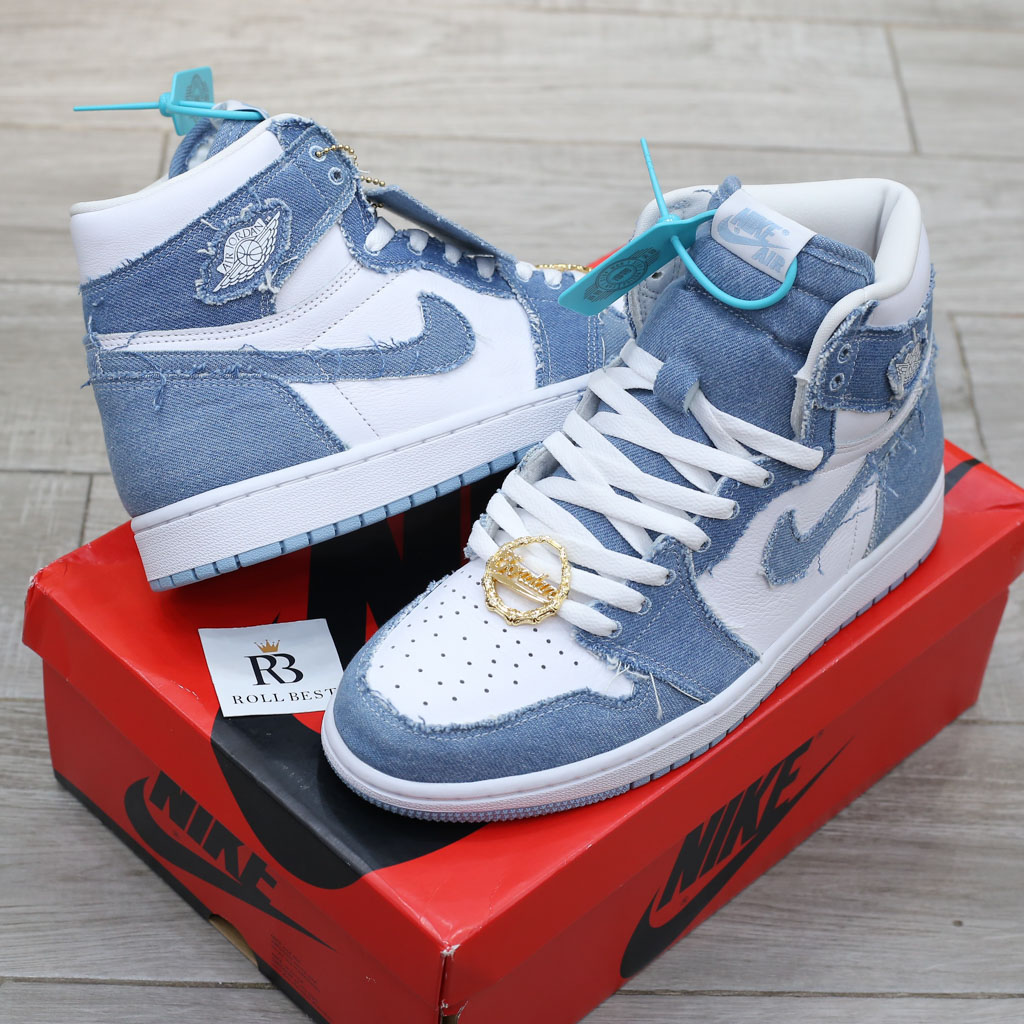Giày Air Jordan 1 Retro High OG Denim (Women’s) Real