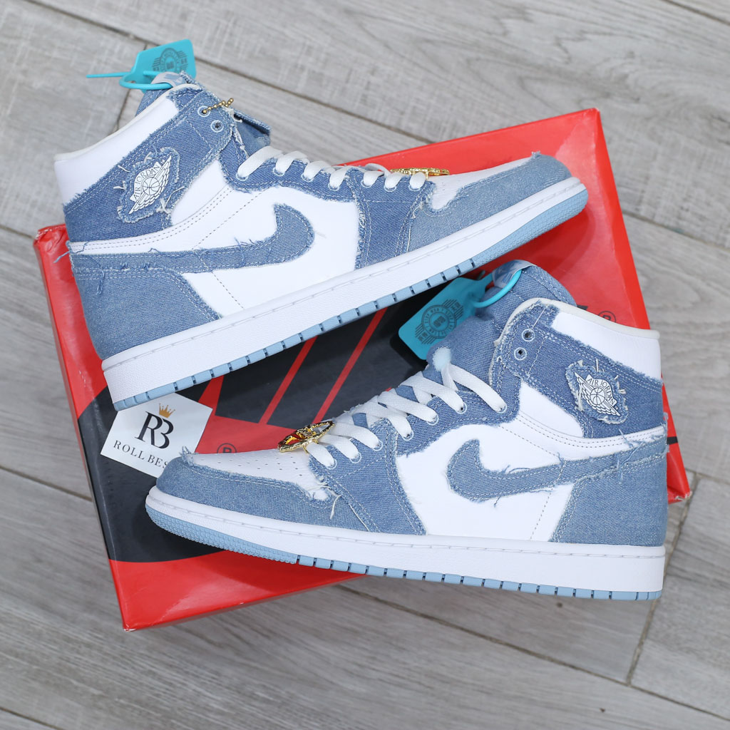 Giày Air Jordan 1 Retro High OG Denim (Women’s) Real