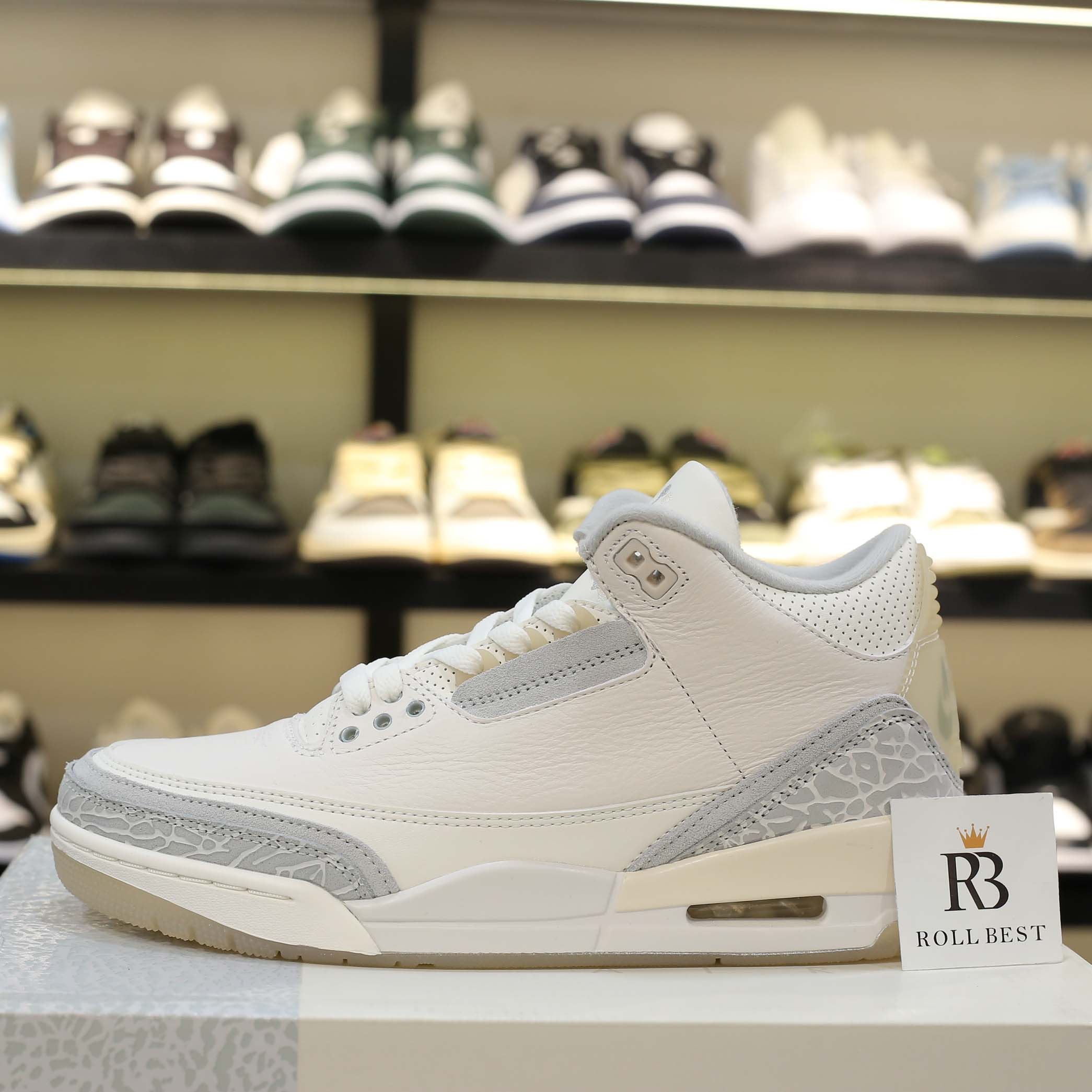 Giày Air Jordan 3 Retro SE Craft Ivory Grey Mist Best Quality