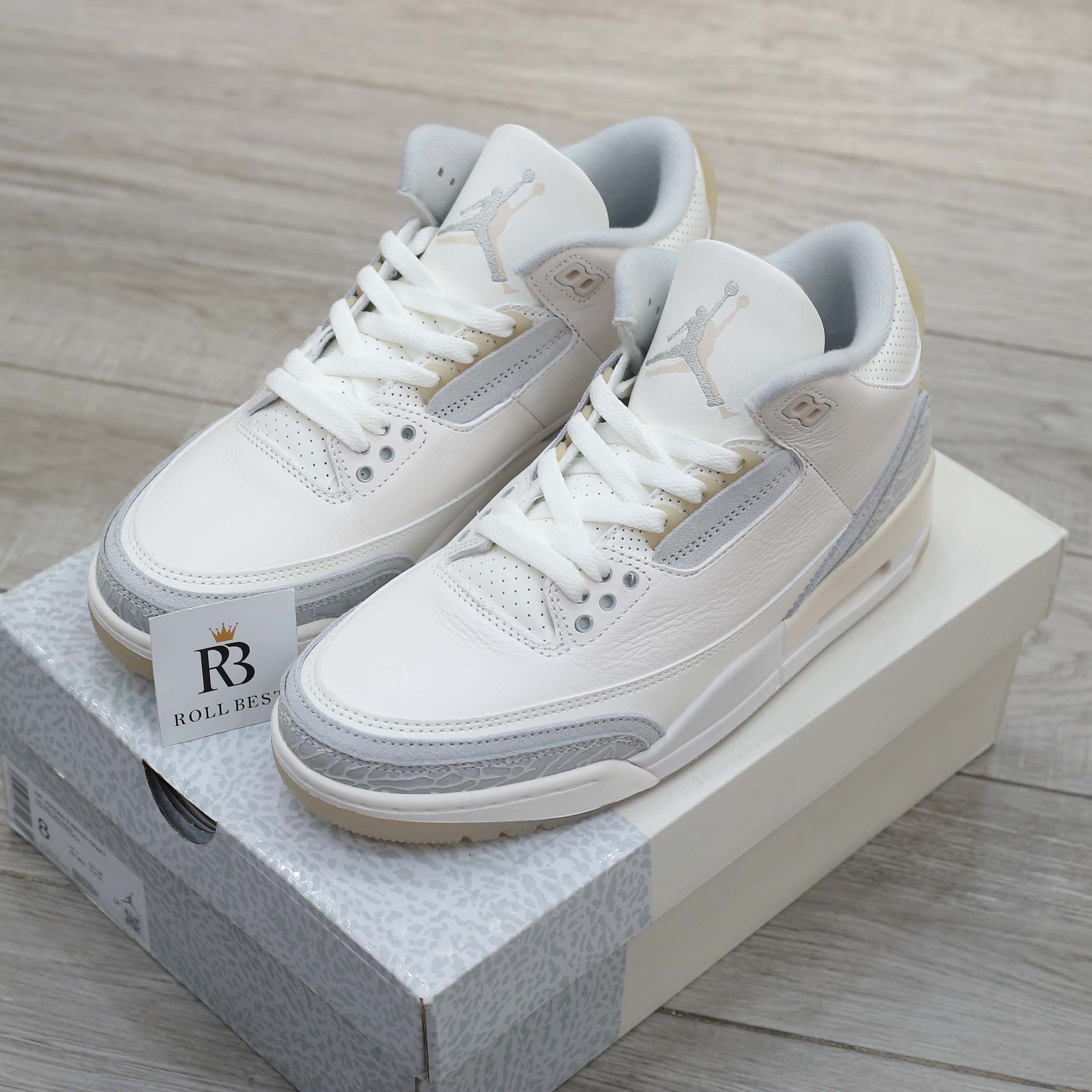 Giày Air Jordan 3 Retro SE Craft Ivory Grey Mist Best Quality