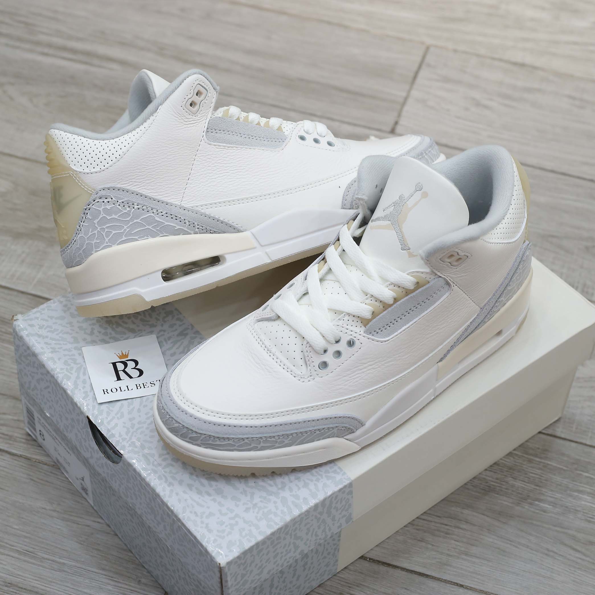 Giày Air Jordan 3 Retro SE Craft Ivory Grey Mist Best Quality
