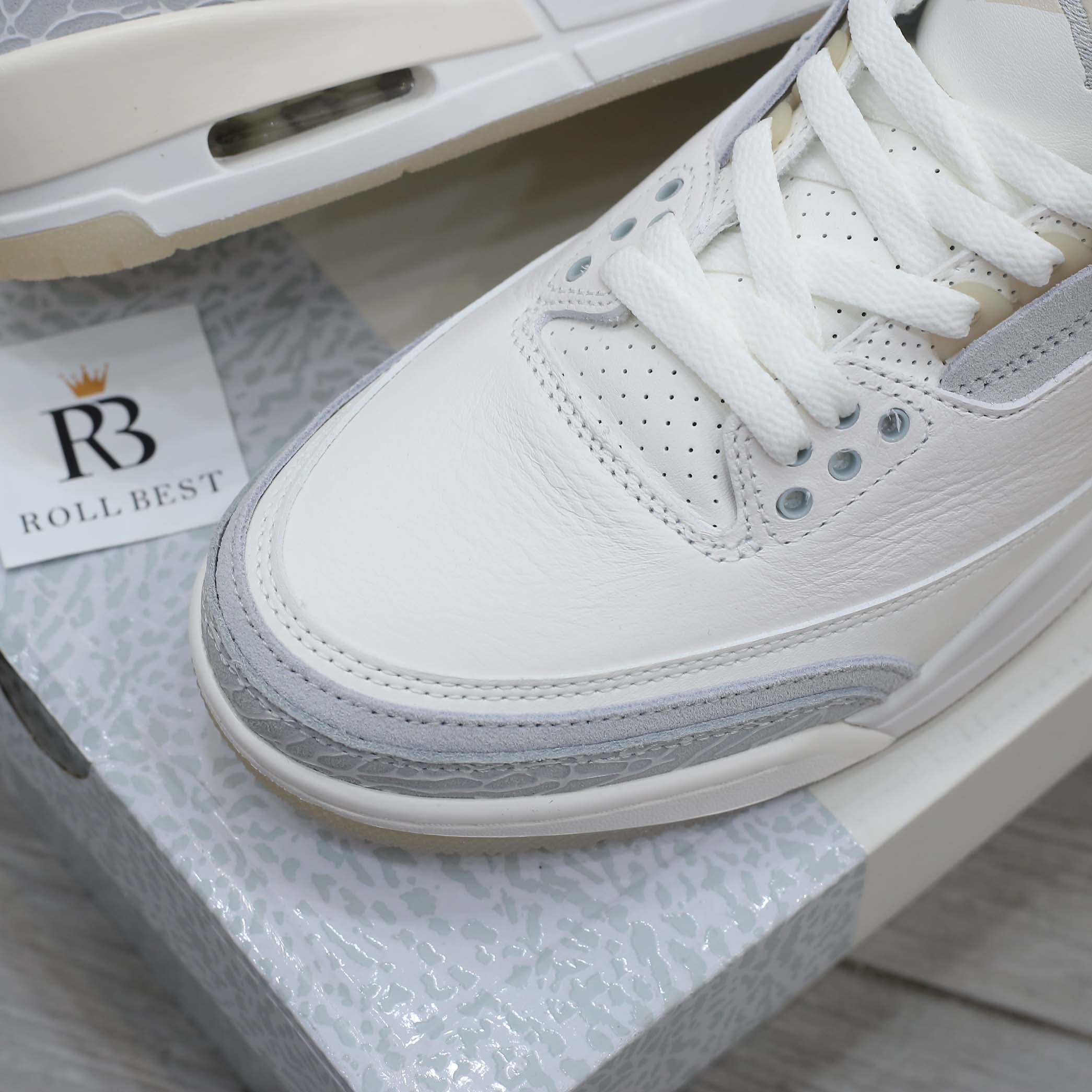 Giày Air Jordan 3 Retro SE Craft Ivory Grey Mist Best Quality