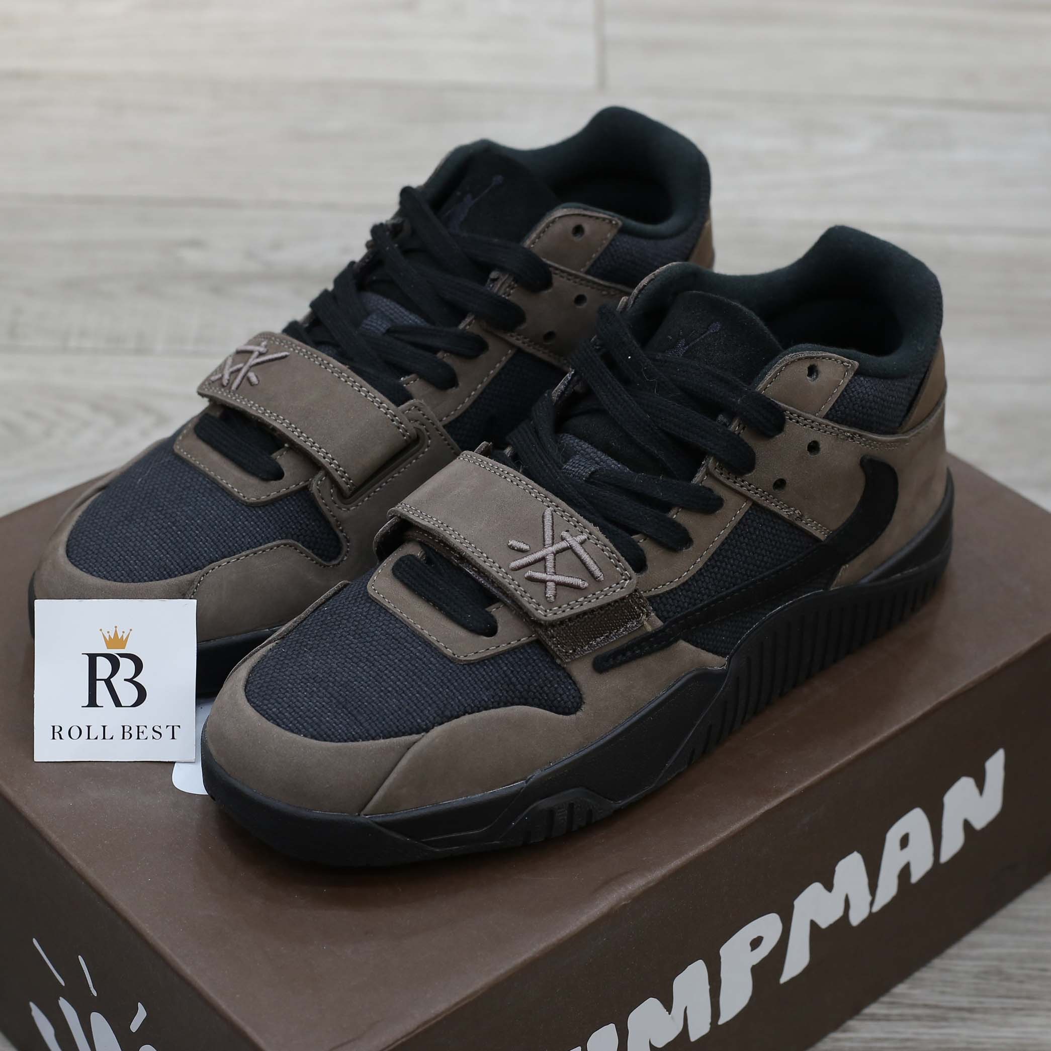 Giày Air Jordan Jumpman Jack TR Travis Scott Dark Mocha Like Auth