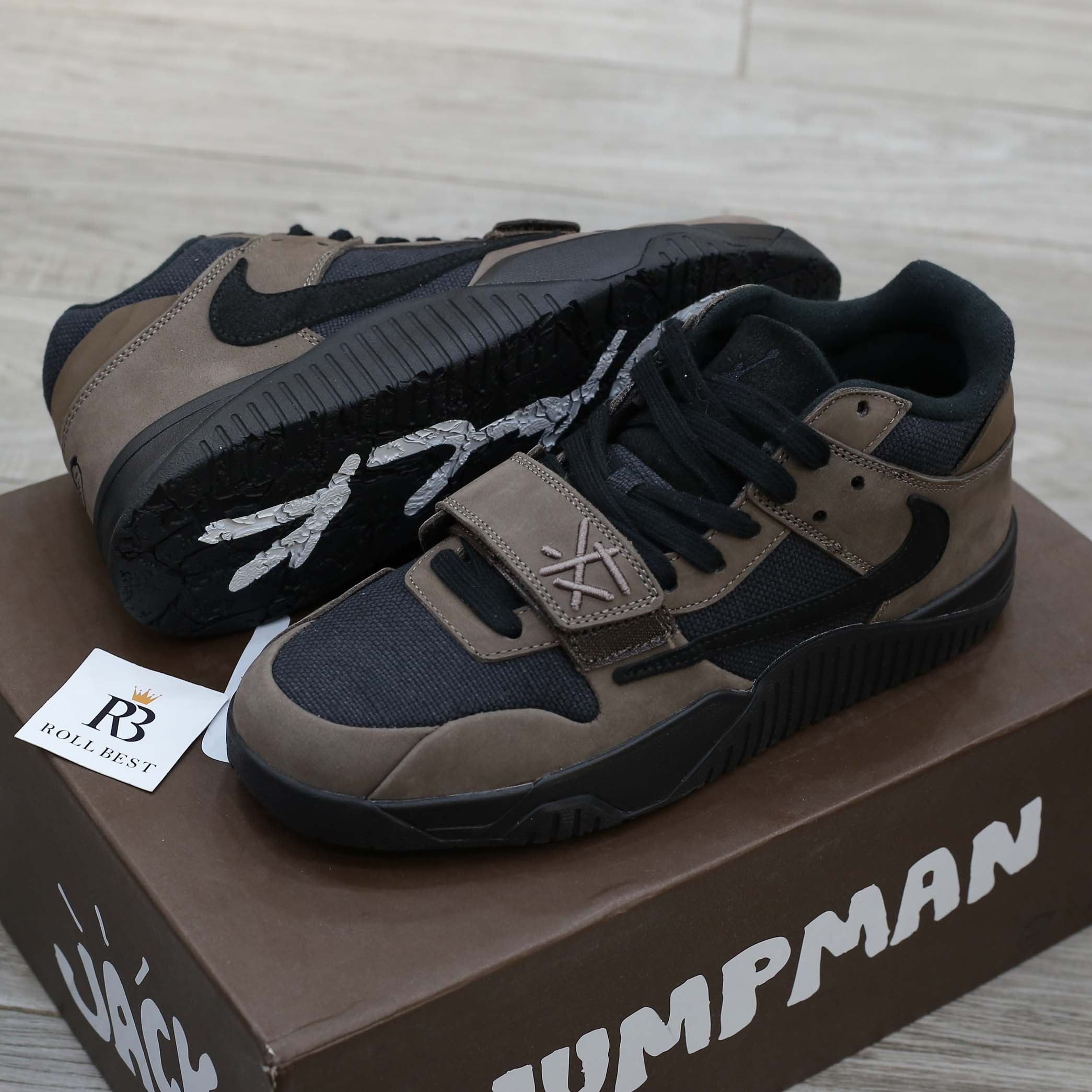 Giày Air Jordan Jumpman Jack TR Travis Scott Dark Mocha Like Auth