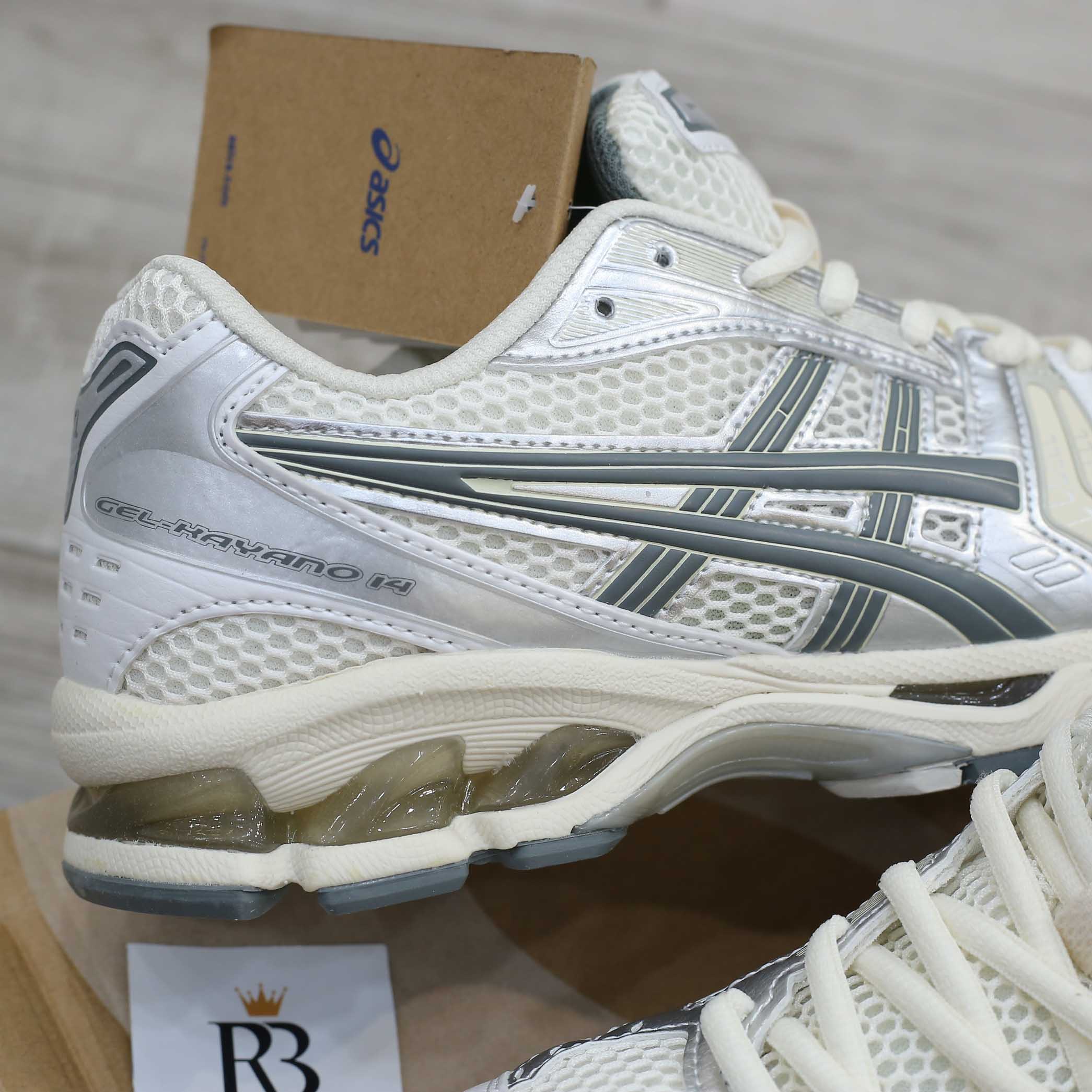 Giày Asics Gel-Kayano 14 Birch Dark Pewter Best Quality
