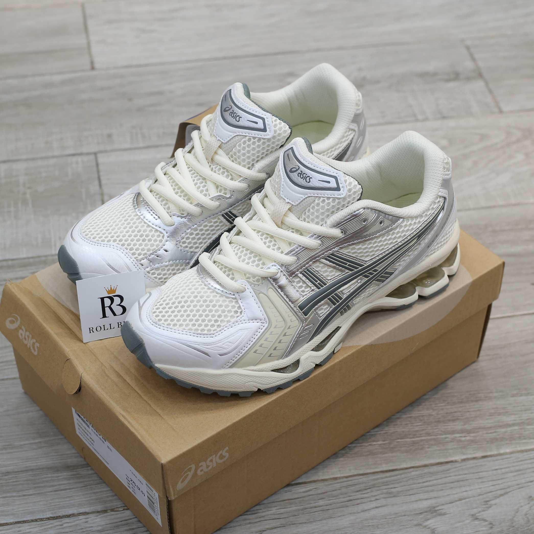 Giày Asics Gel-Kayano 14 Birch Dark Pewter Best Quality