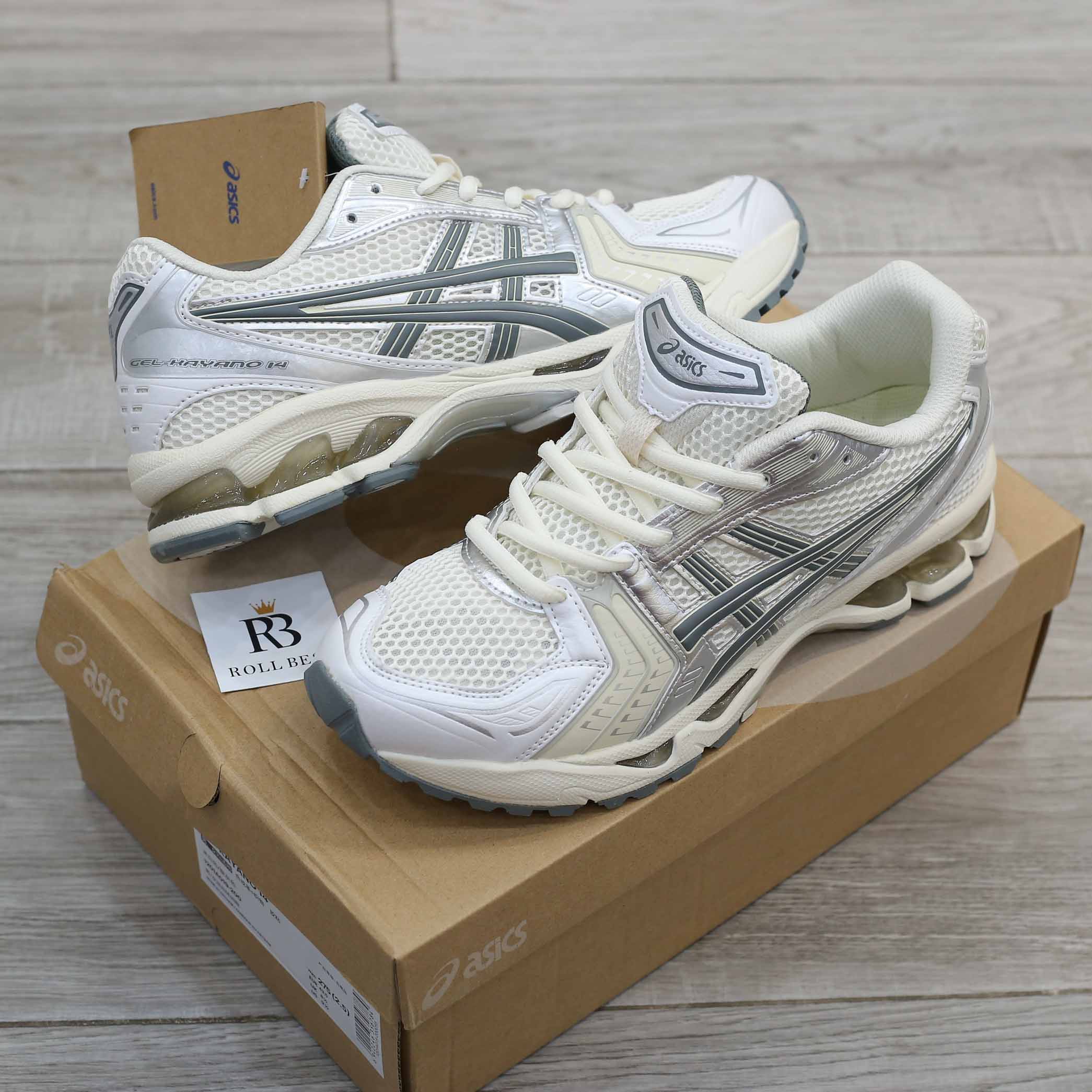 Giày Asics Gel-Kayano 14 Birch Dark Pewter Best Quality