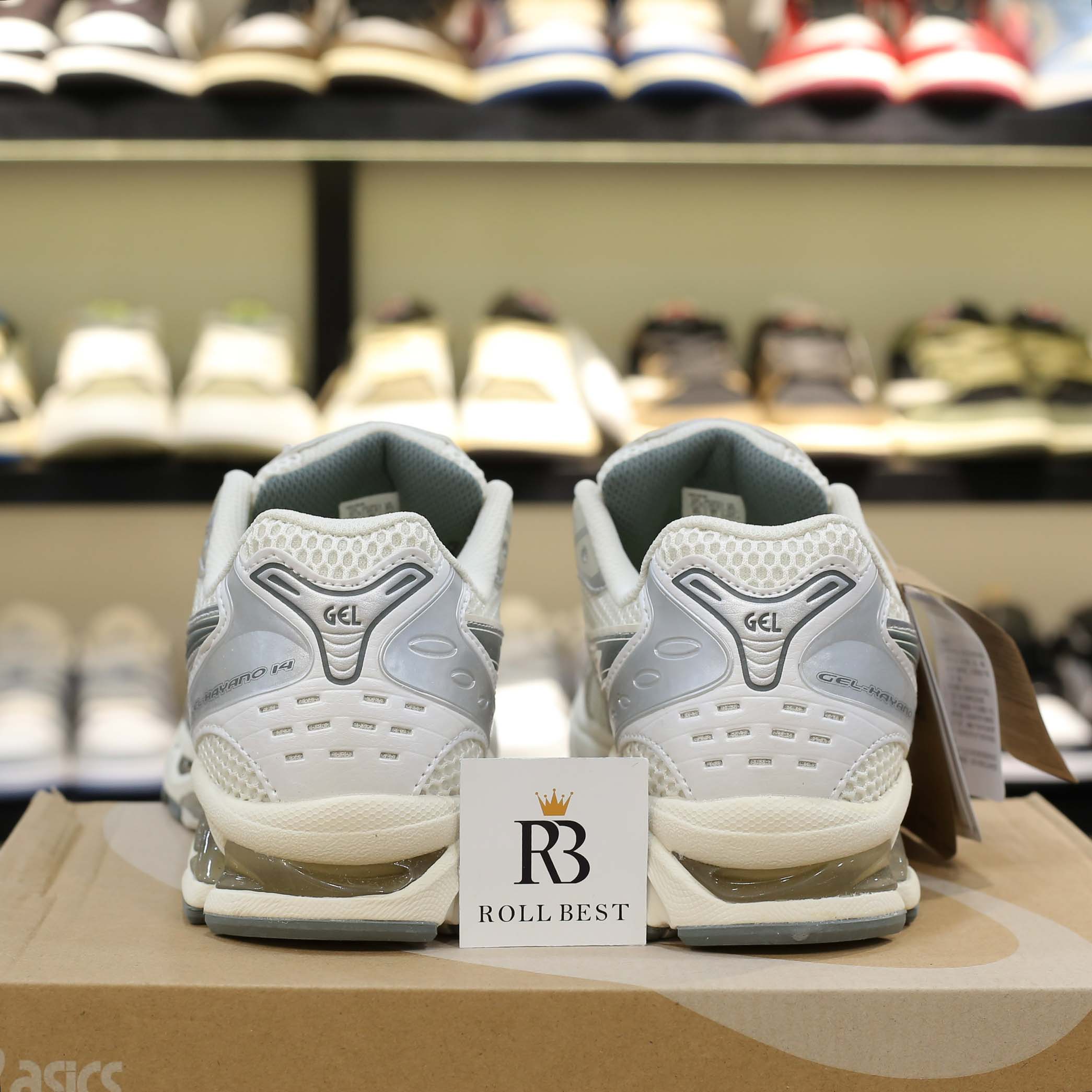 Giày Asics Gel-Kayano 14 Birch Dark Pewter Best Quality