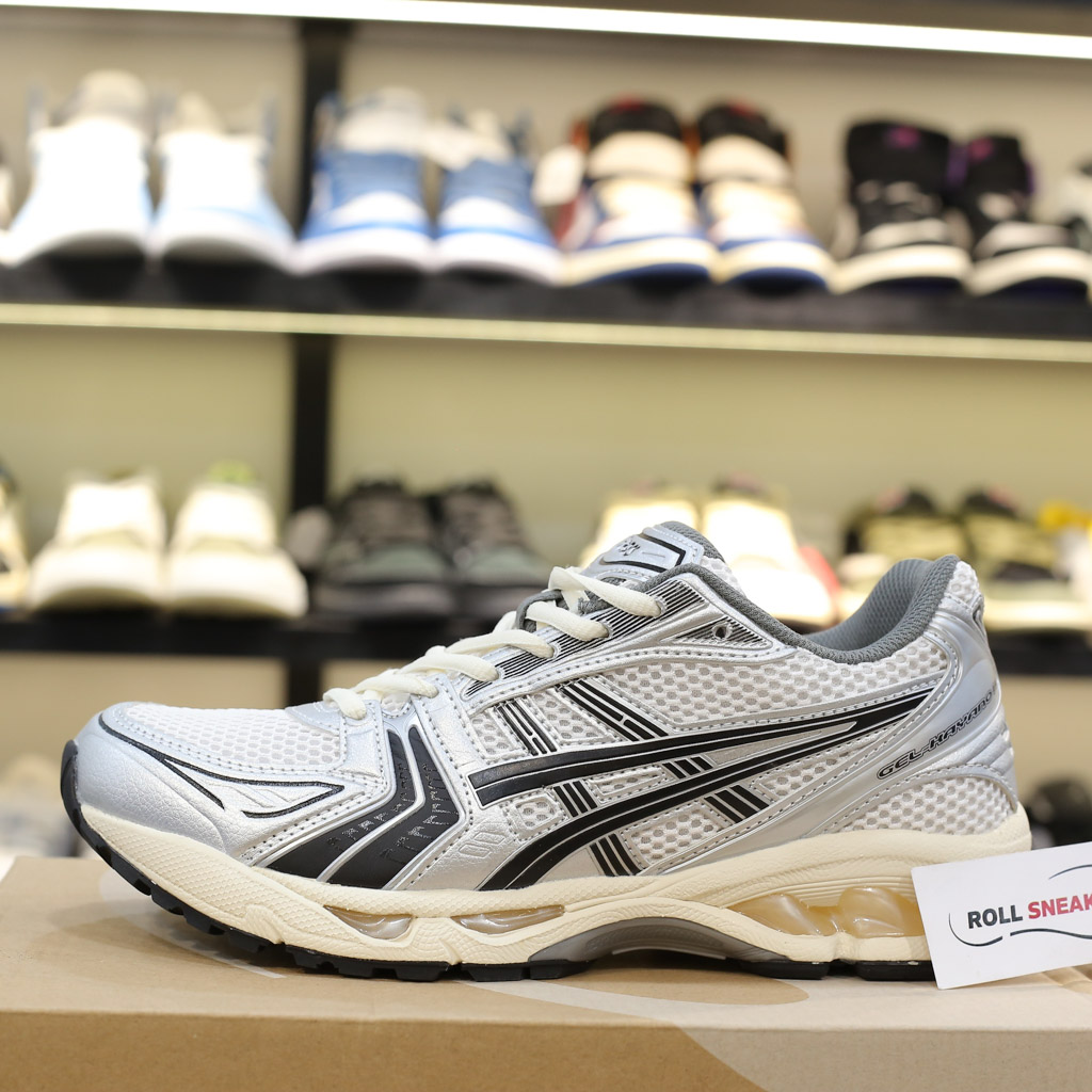 Giày Asics Gel-Kayano 14 Silver Black Best Quality