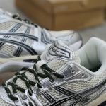 Giày Asics x Kith Gel-Kayano 14 Cream Scarab Best Quality