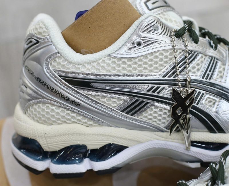 Giày Asics x Kith Gel-Kayano 14 Cream Scarab Best Quality