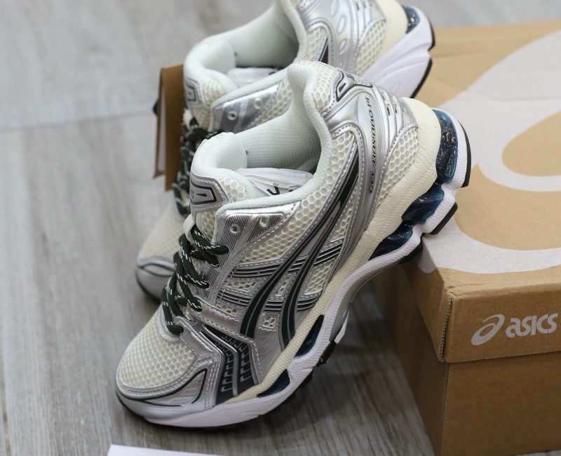 Giày Asics x Kith Gel-Kayano 14 Cream Scarab Best Quality