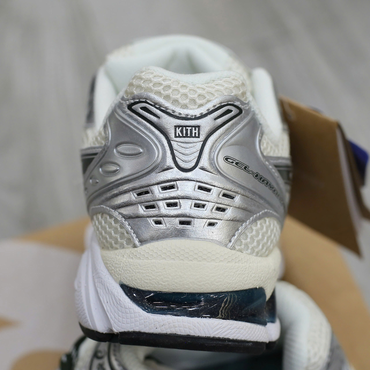 Giày Asics x Kith Gel-Kayano 14 Cream Scarab Best Quality