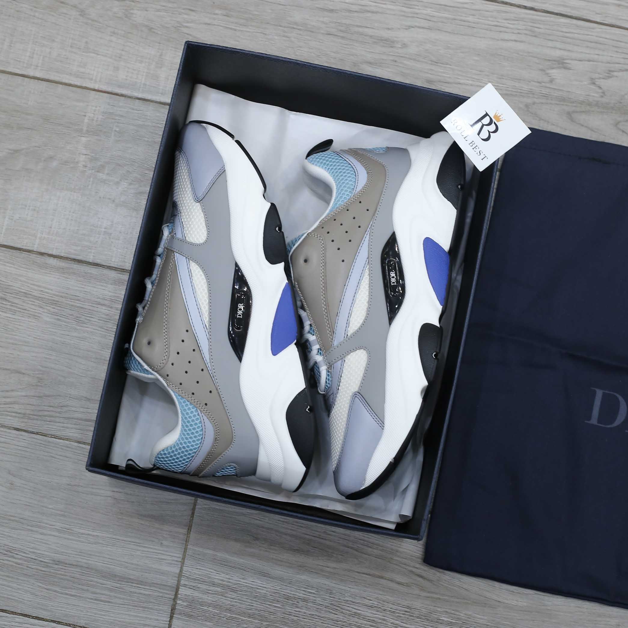 Giày Dior B22 'White Blue' Best Quality