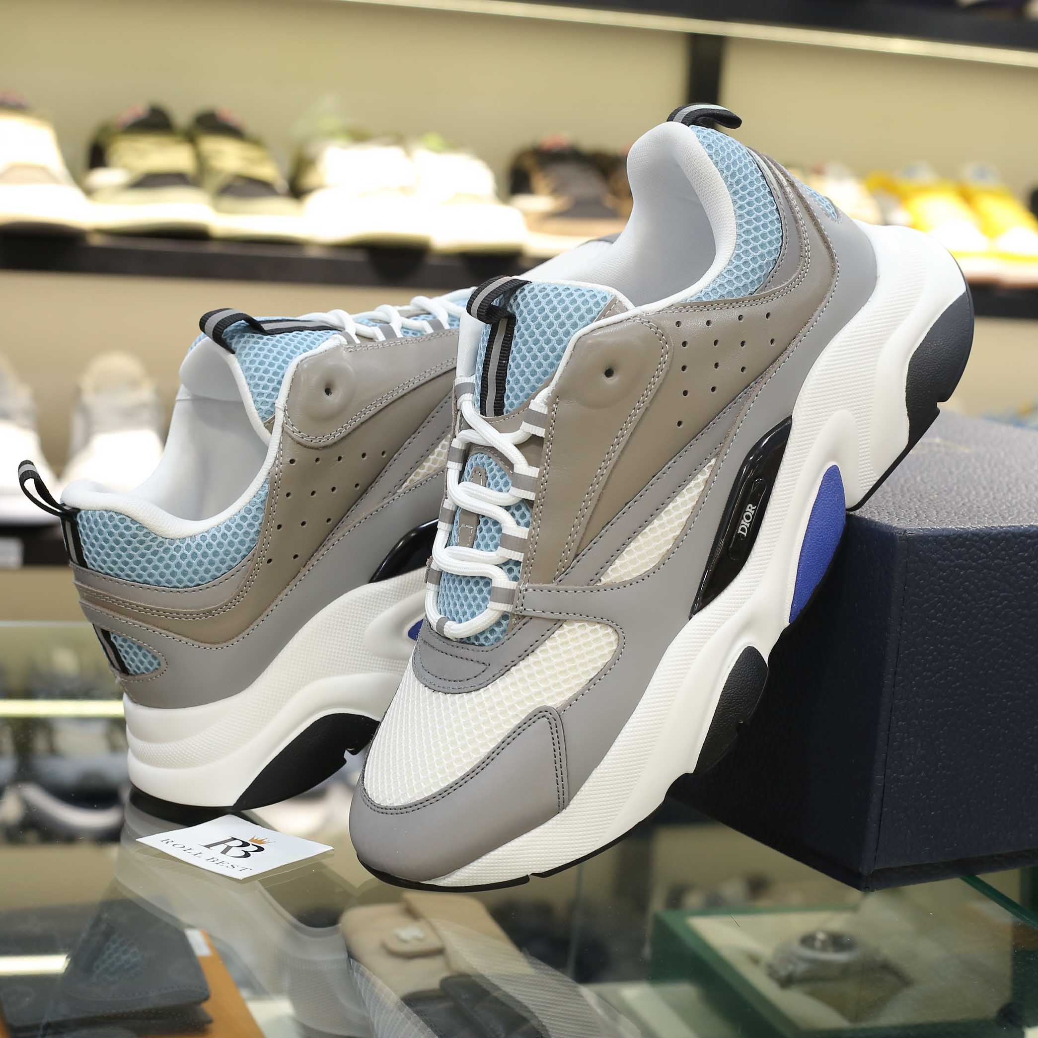 Giày Dior B22 'White Blue' Best Quality