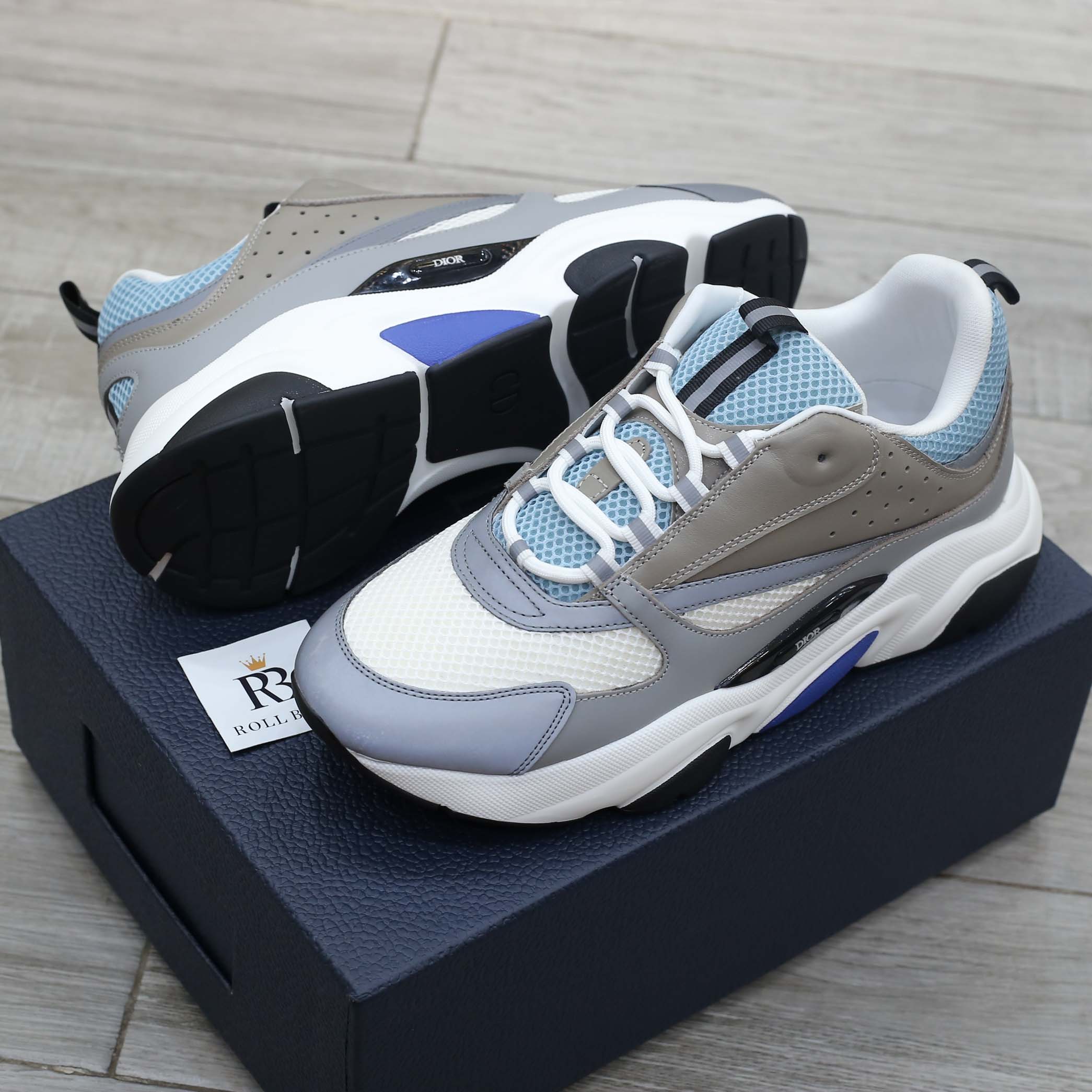 Giày Dior B22 'White Blue' Best Quality