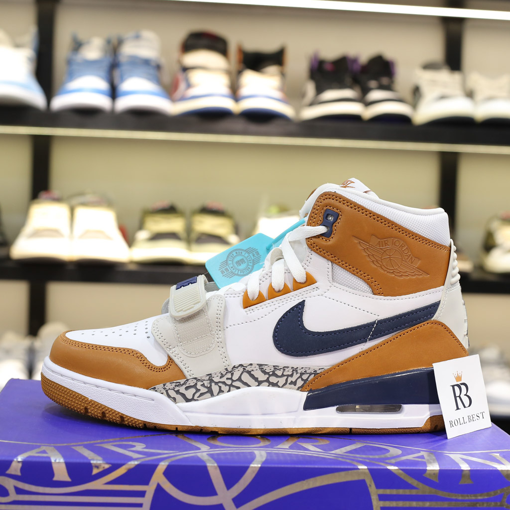 Giày Just Don x Jordan Legacy 312 Medicine Ball Real