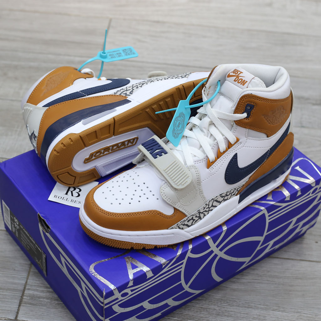 Giày Just Don x Jordan Legacy 312 Medicine Ball Real