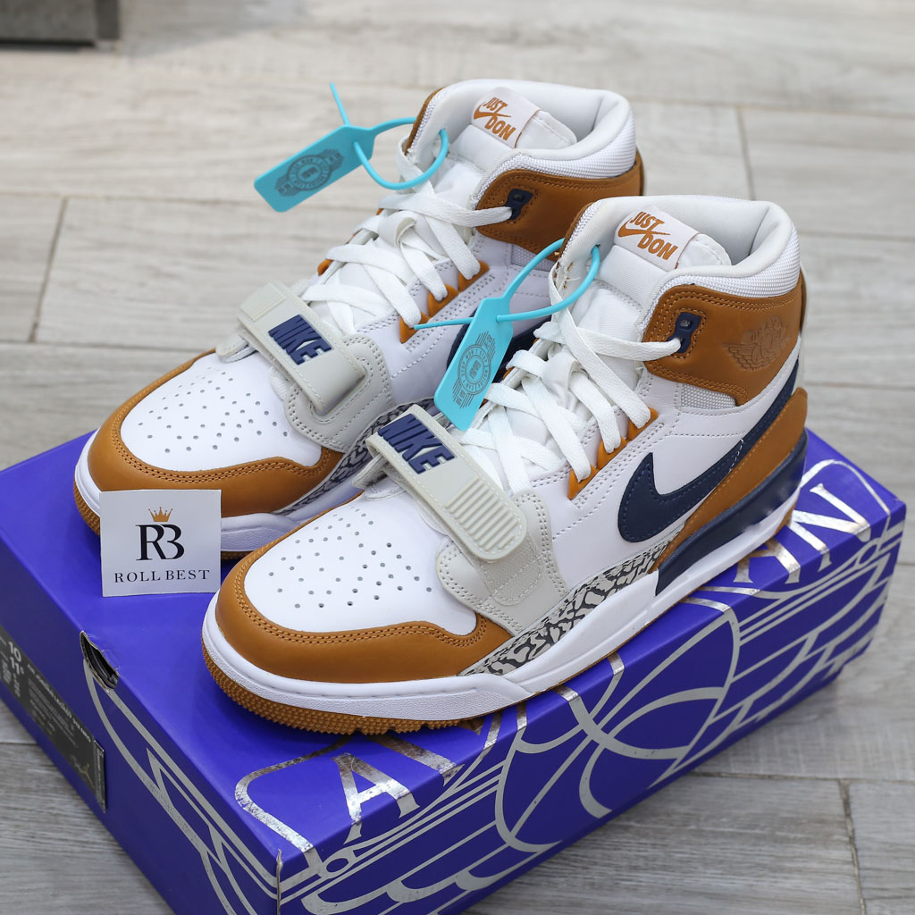 Giày Just Don x Jordan Legacy 312 Medicine Ball Real