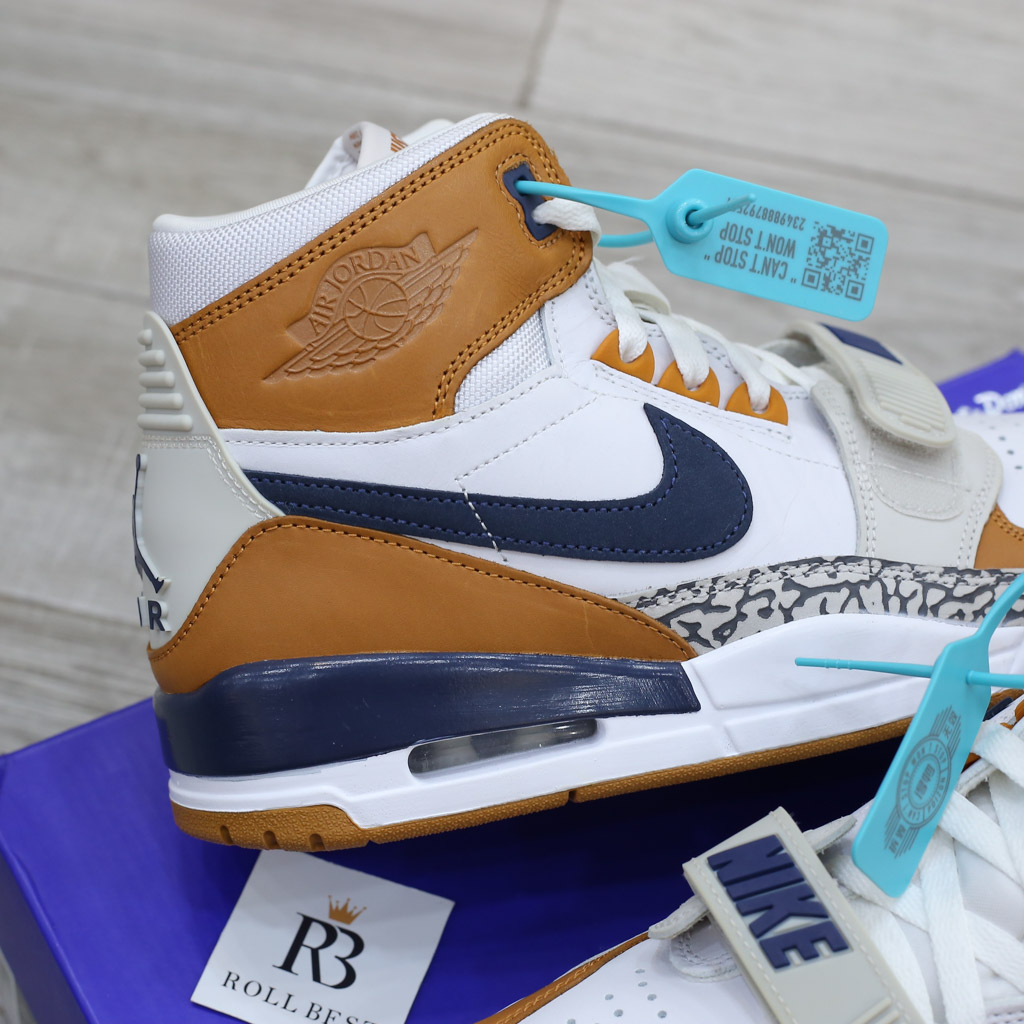 Giày Just Don x Jordan Legacy 312 Medicine Ball Real