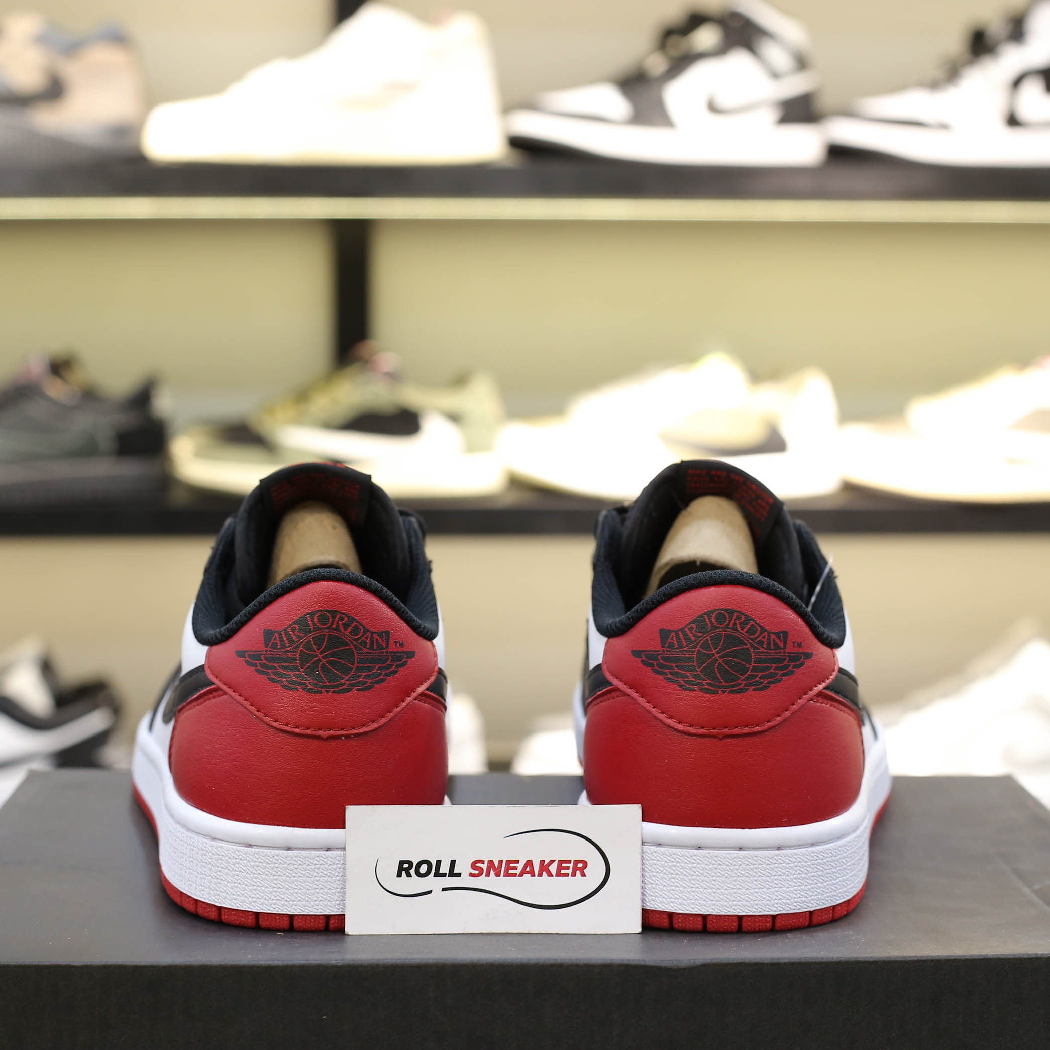 Giày Nike Air Jordan 1 Low OG ‘Black Toe’ Like Auth