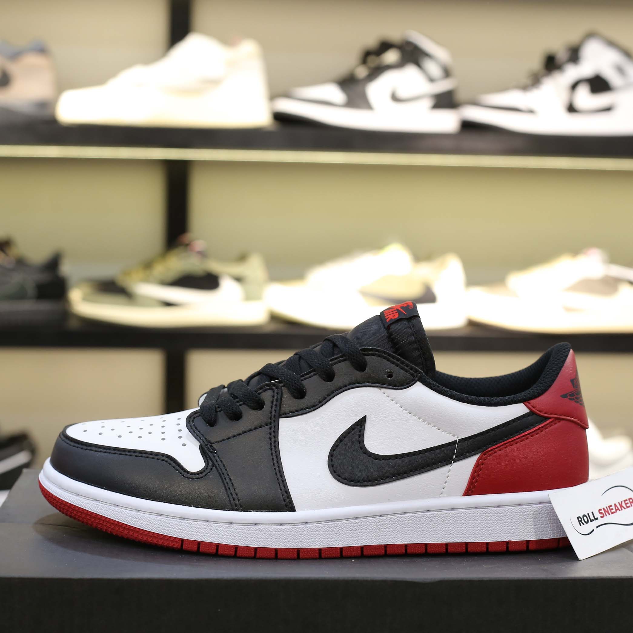Giày Nike Air Jordan 1 Low OG ‘Black Toe’ Like Auth